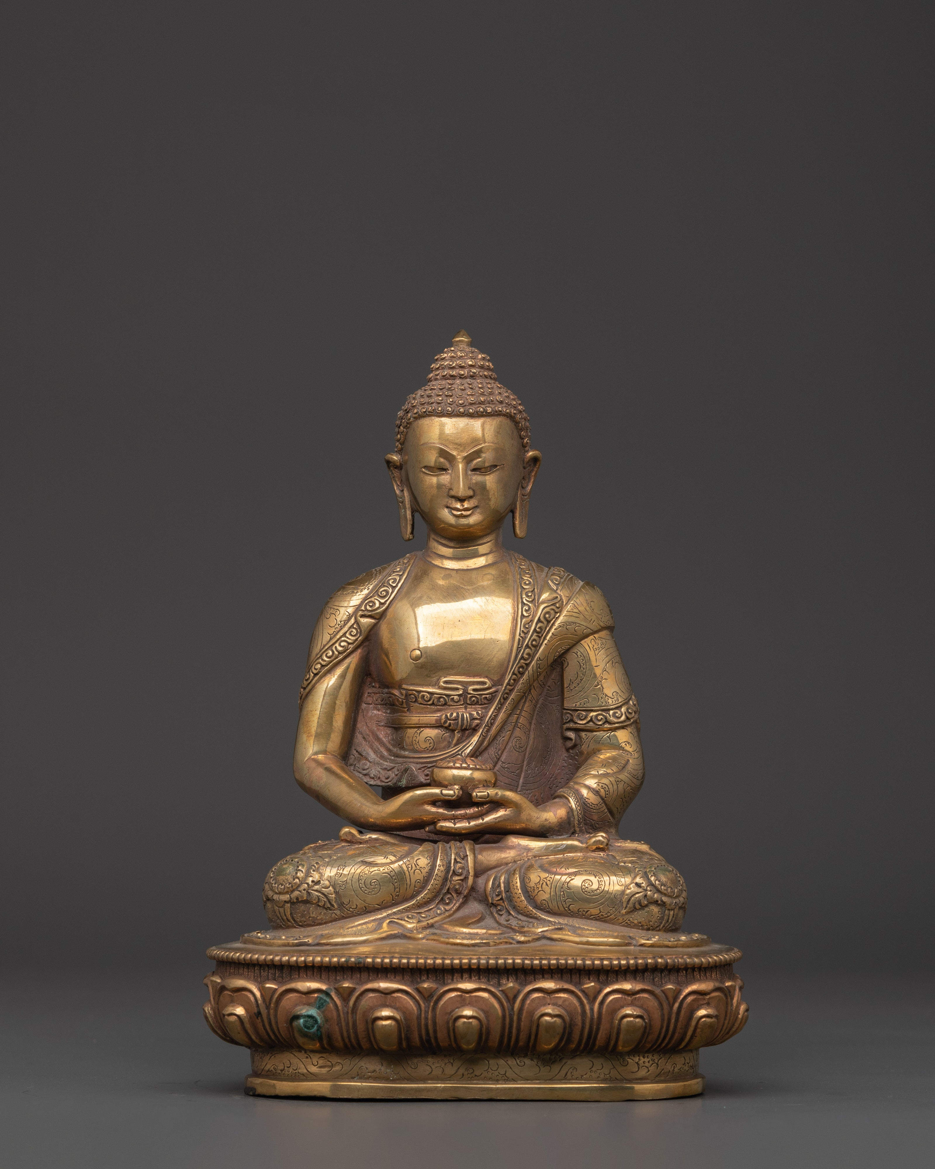 Tibetan Three Buddha Set | Shakyamuni, Amitabha & Medicine Buddha Statues