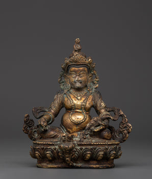 Copper Dzambala Statue