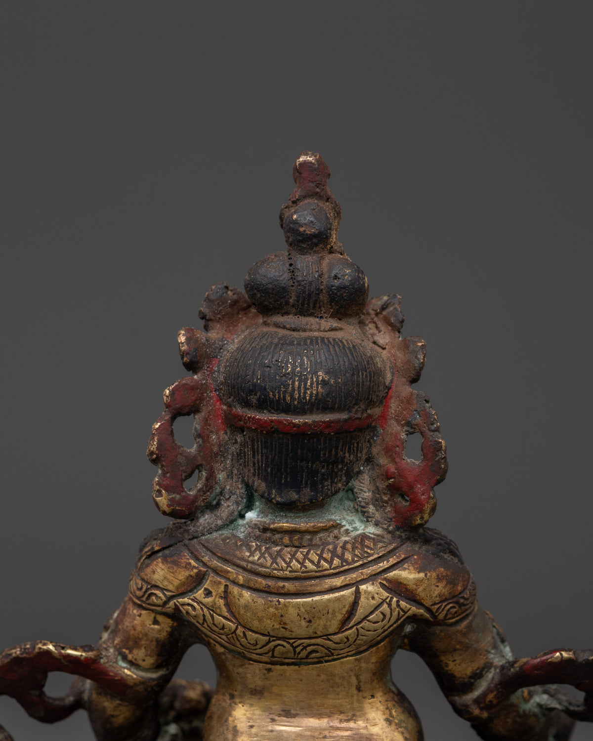 Copper Dzambala Statue |  Wealth Deity Sculpture