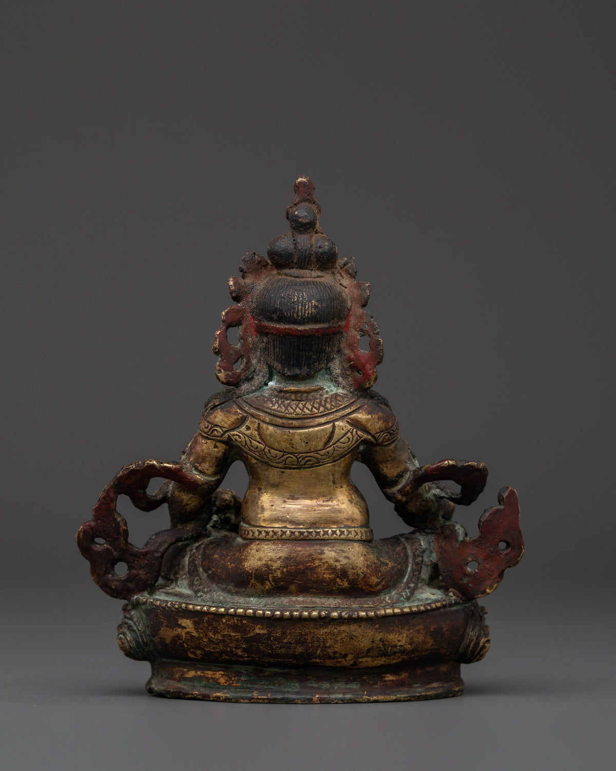 Copper Dzambala Statue |  Wealth Deity Sculpture