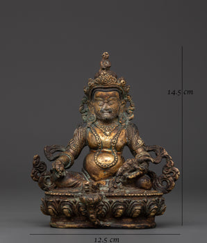 Copper Dzambala Statue |  Wealth Deity Sculpture