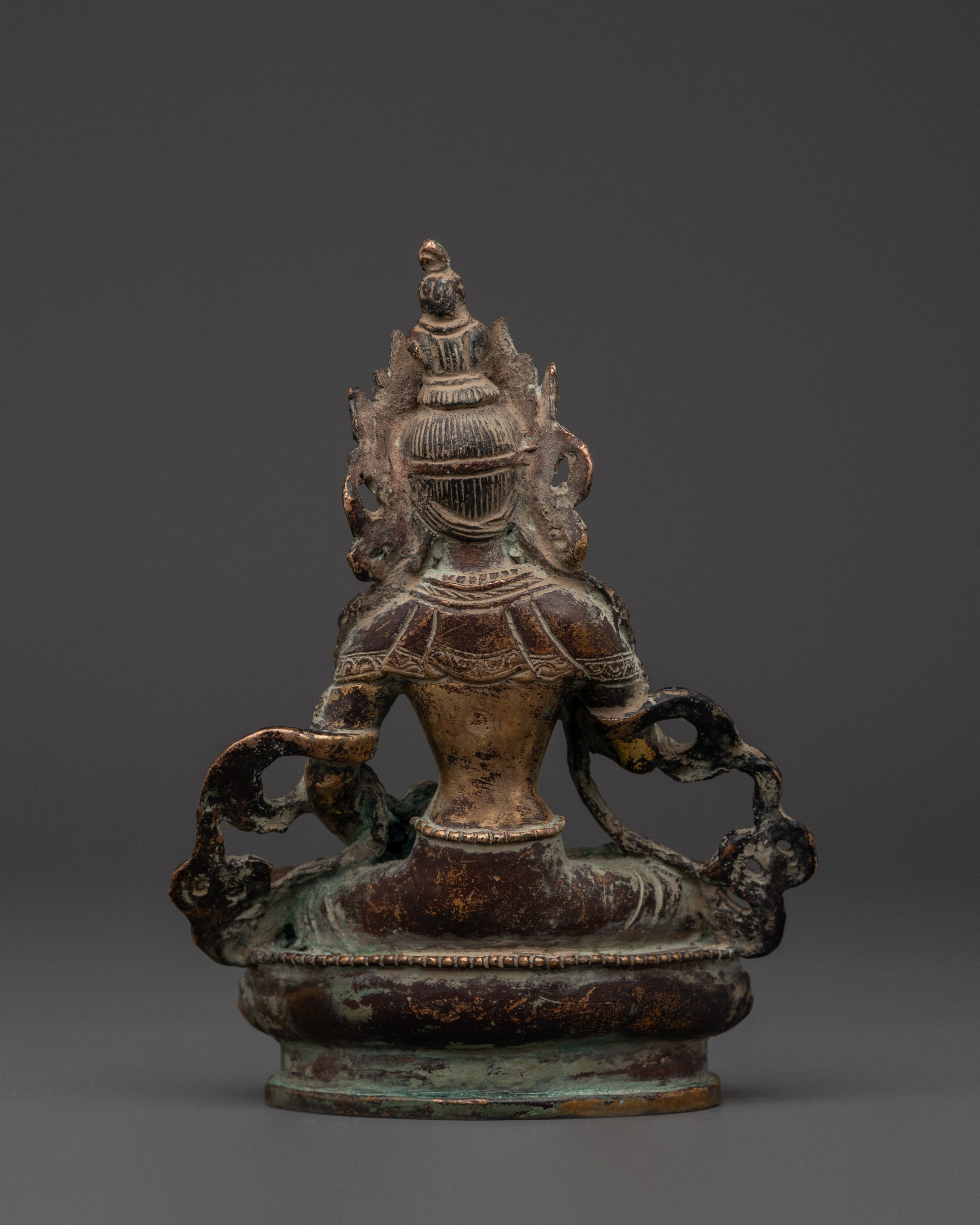 Handcrafted Copper Vajrasattva Statue | Buddhist Deity of Purification