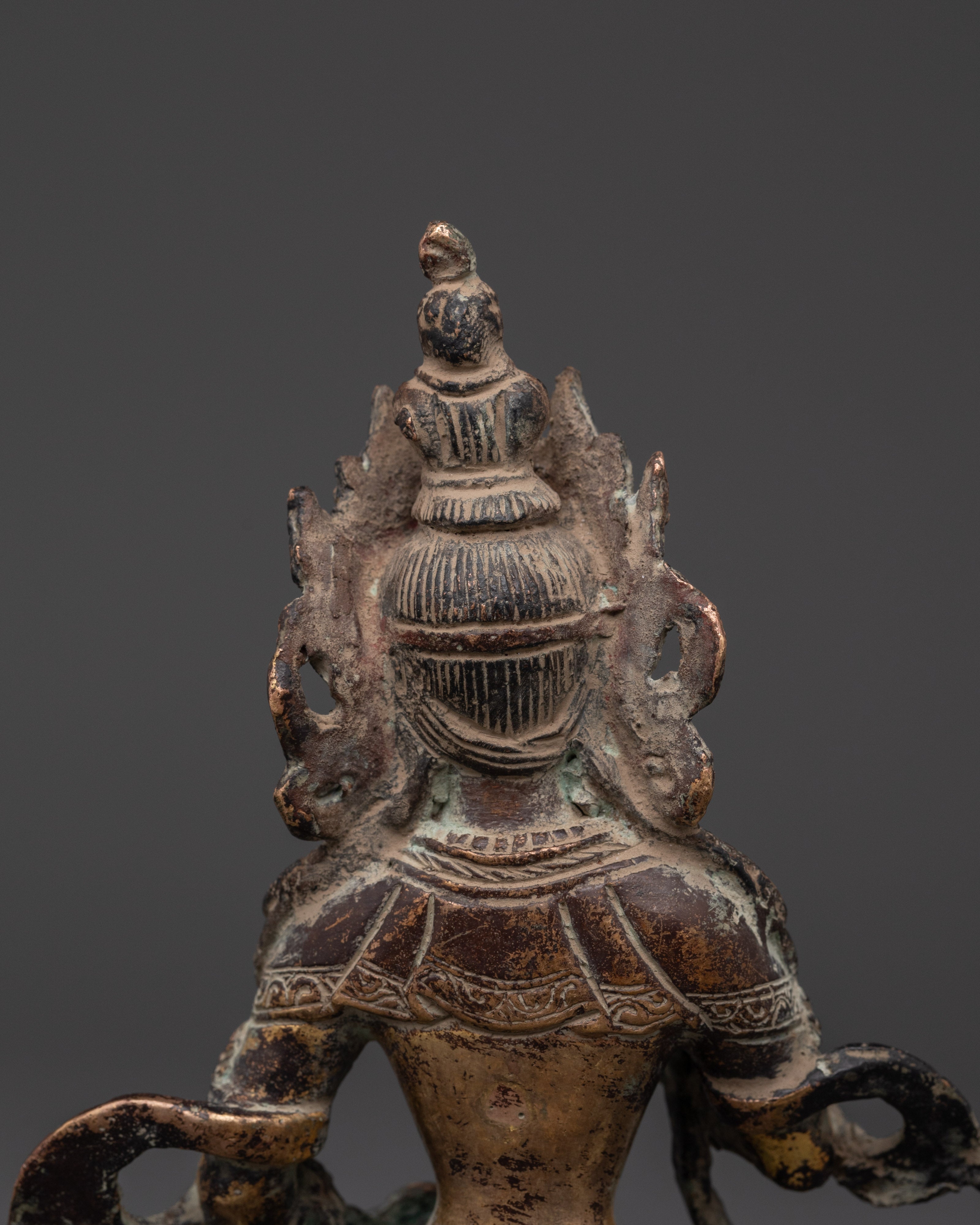 Handcrafted Copper Vajrasattva Statue | Buddhist Deity of Purification
