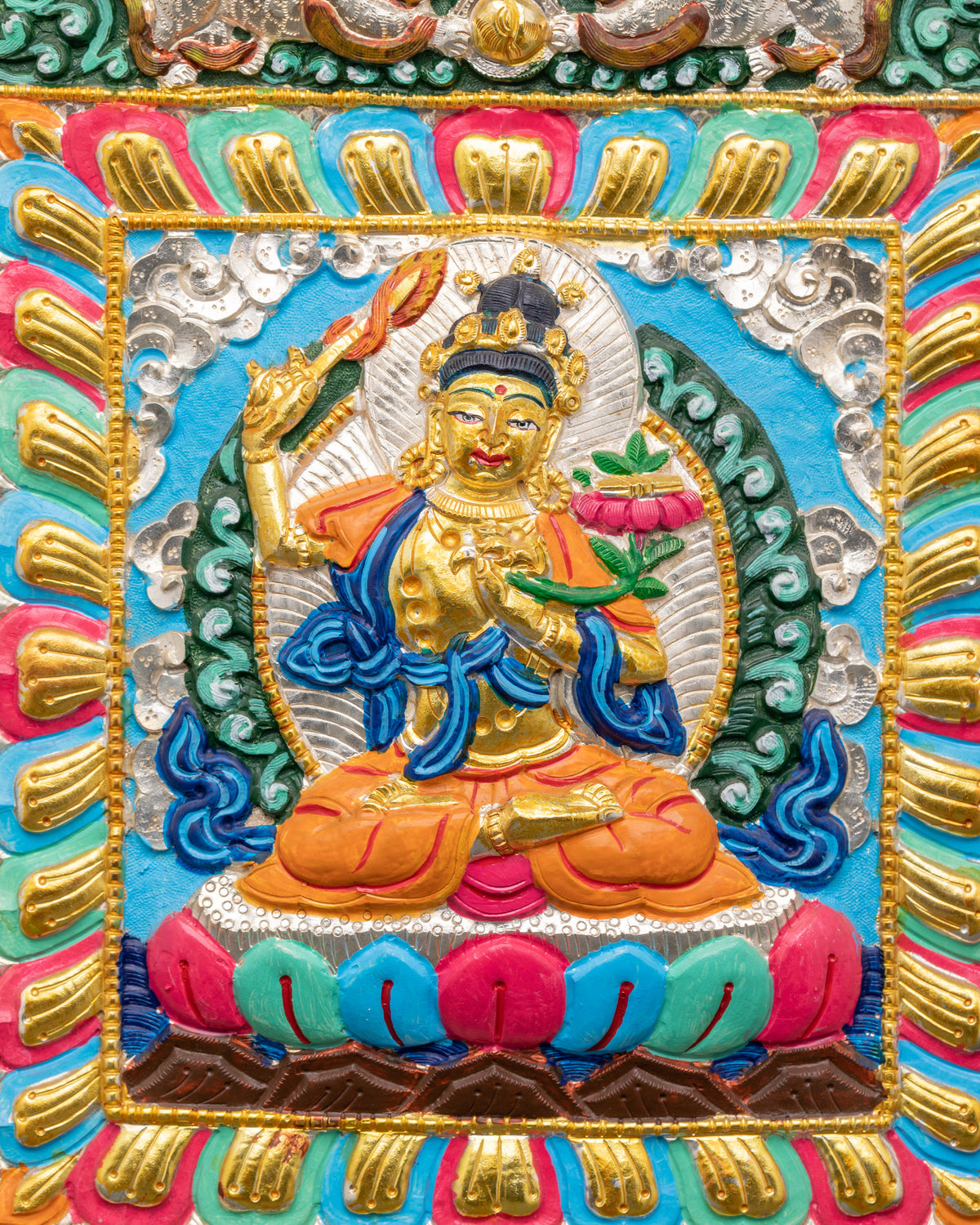 Himalayan Manjushri Wall Hanging | Spiritual Home Decor