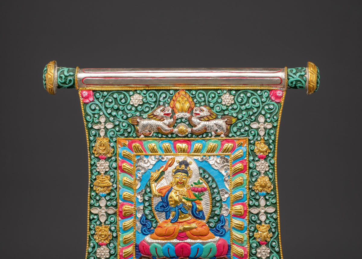 Himalayan Manjushri Wall Hanging | Spiritual Home Decor