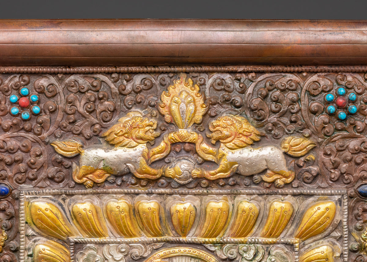 Sacred Manjushri Wall Decor | Himalayan Buddhist Artwork
