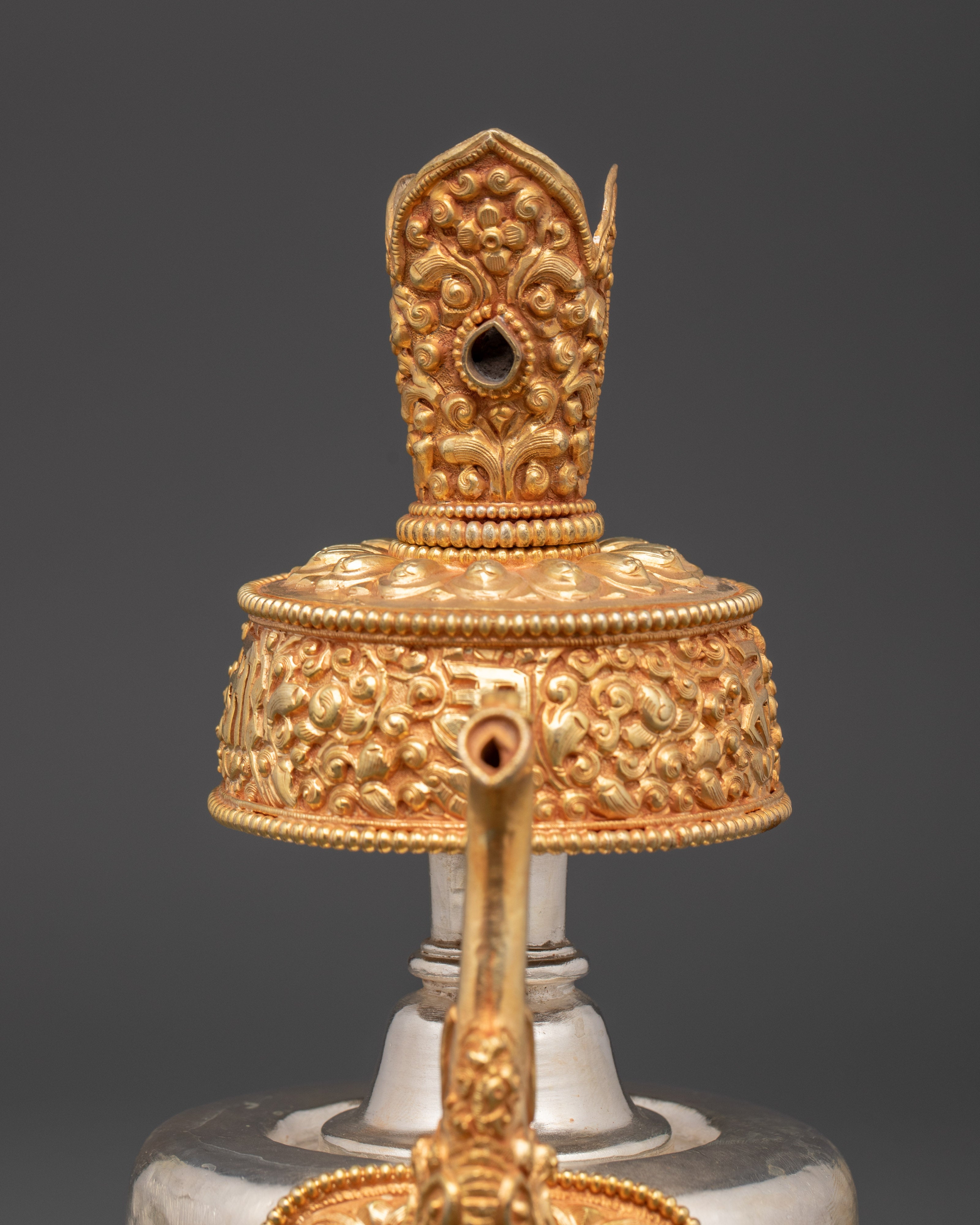 Handcrafted Bhumba For Altar | Traditional Tibetan Copper Ritual Vessel