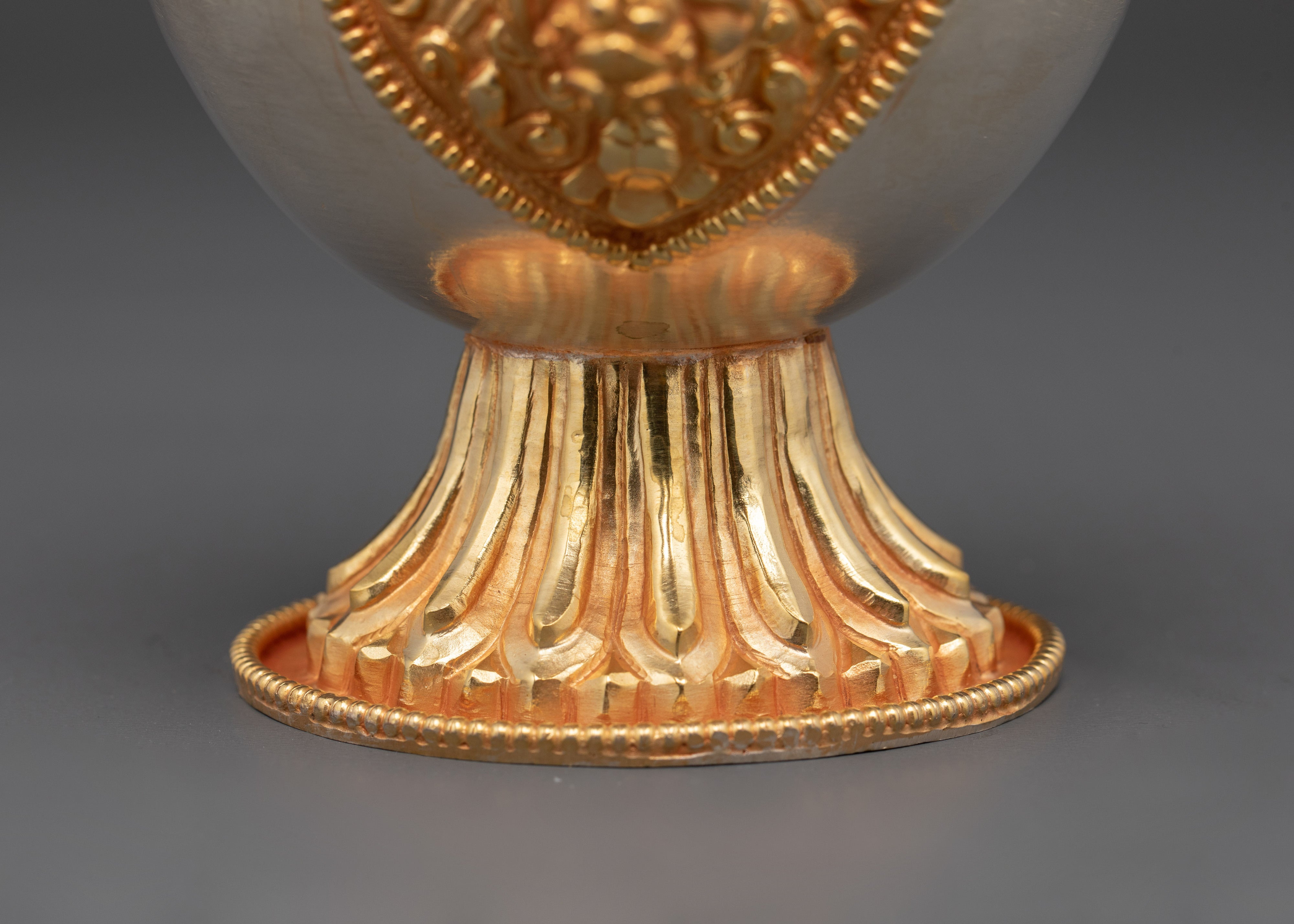 Handcrafted Bhumba For Altar | Traditional Tibetan Copper Ritual Vessel