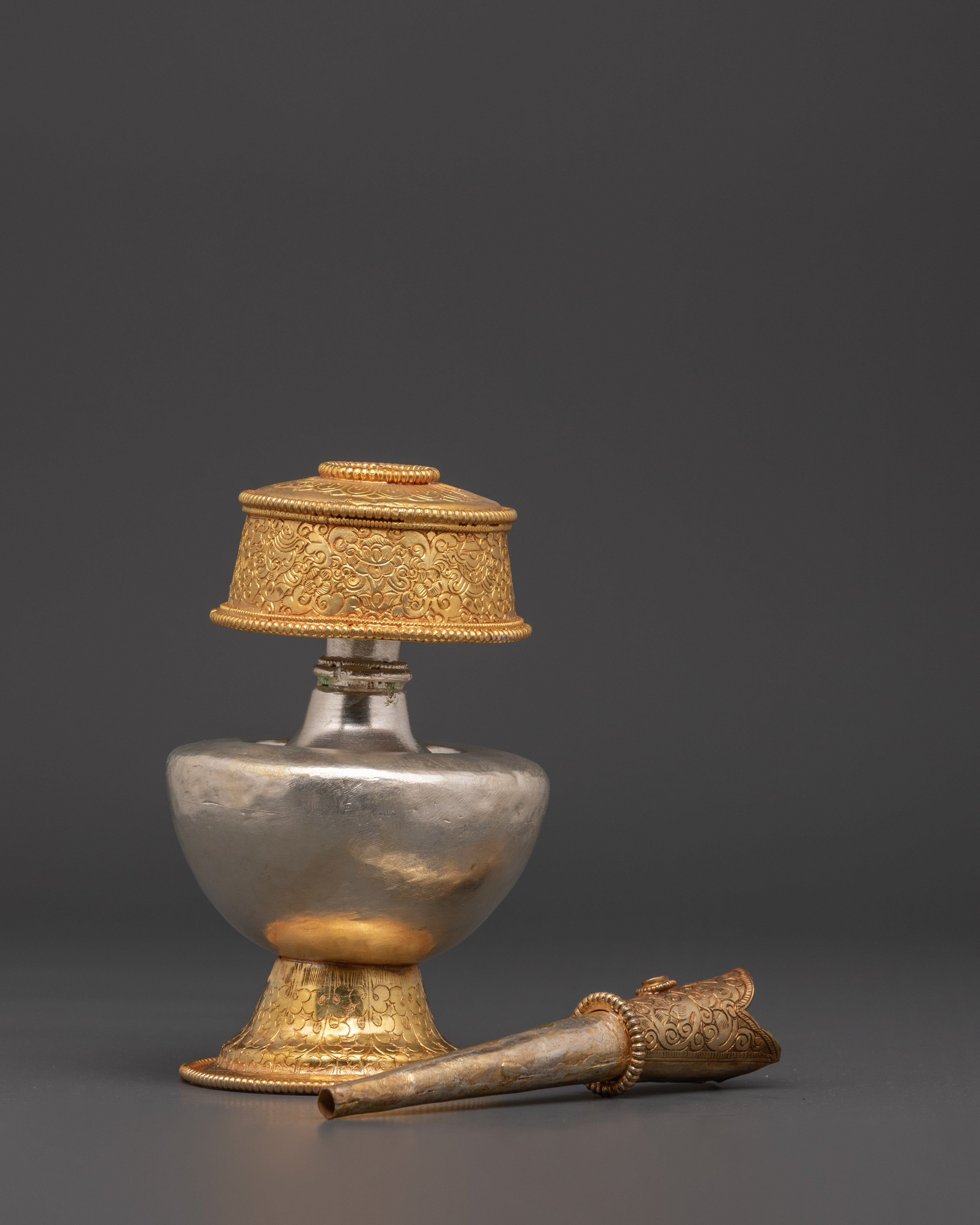 Traditional Tibetan Altar Bhumba | Himalayan Ritual Water Vase