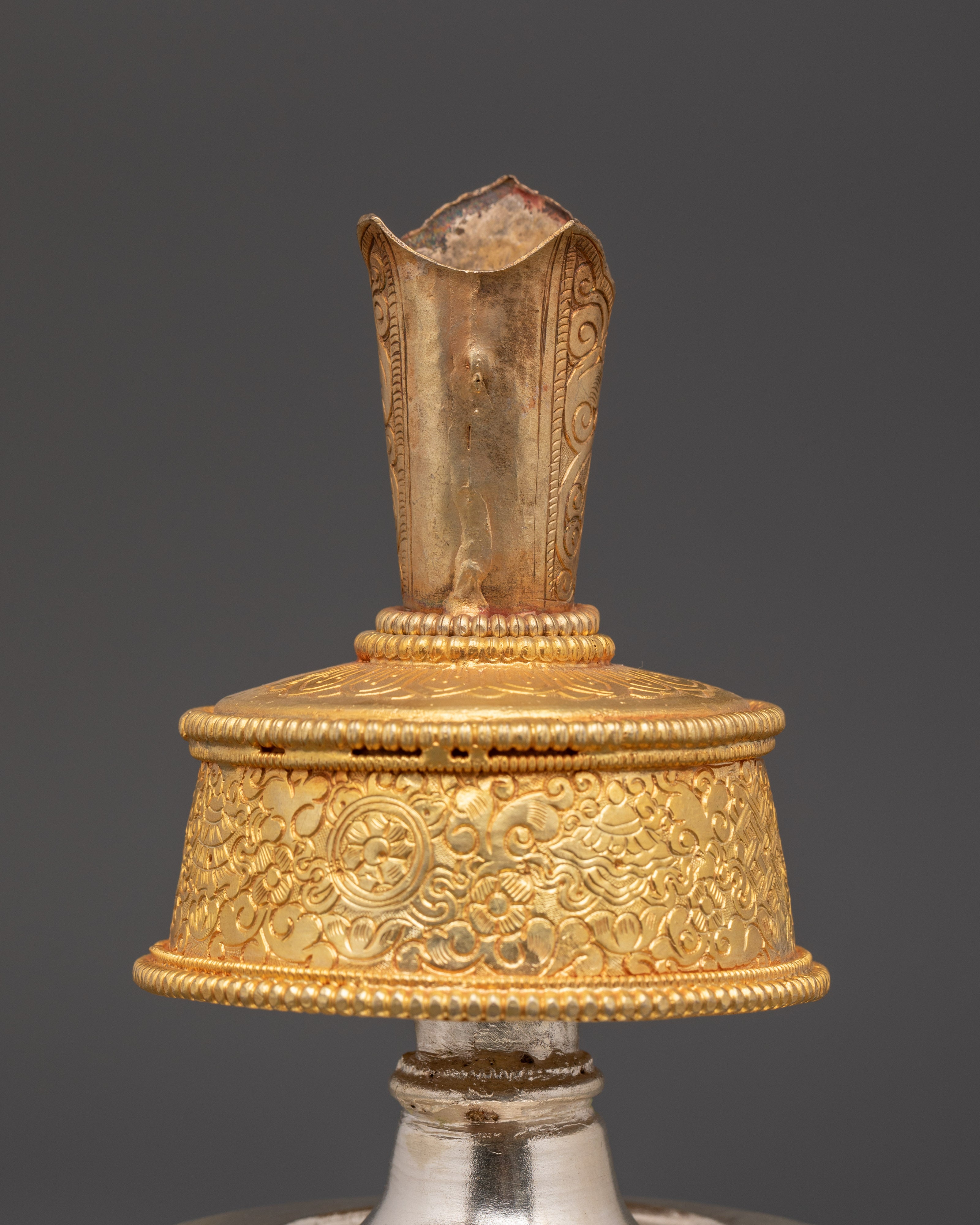 Traditional Tibetan Altar Bhumba | Himalayan Ritual Water Vase