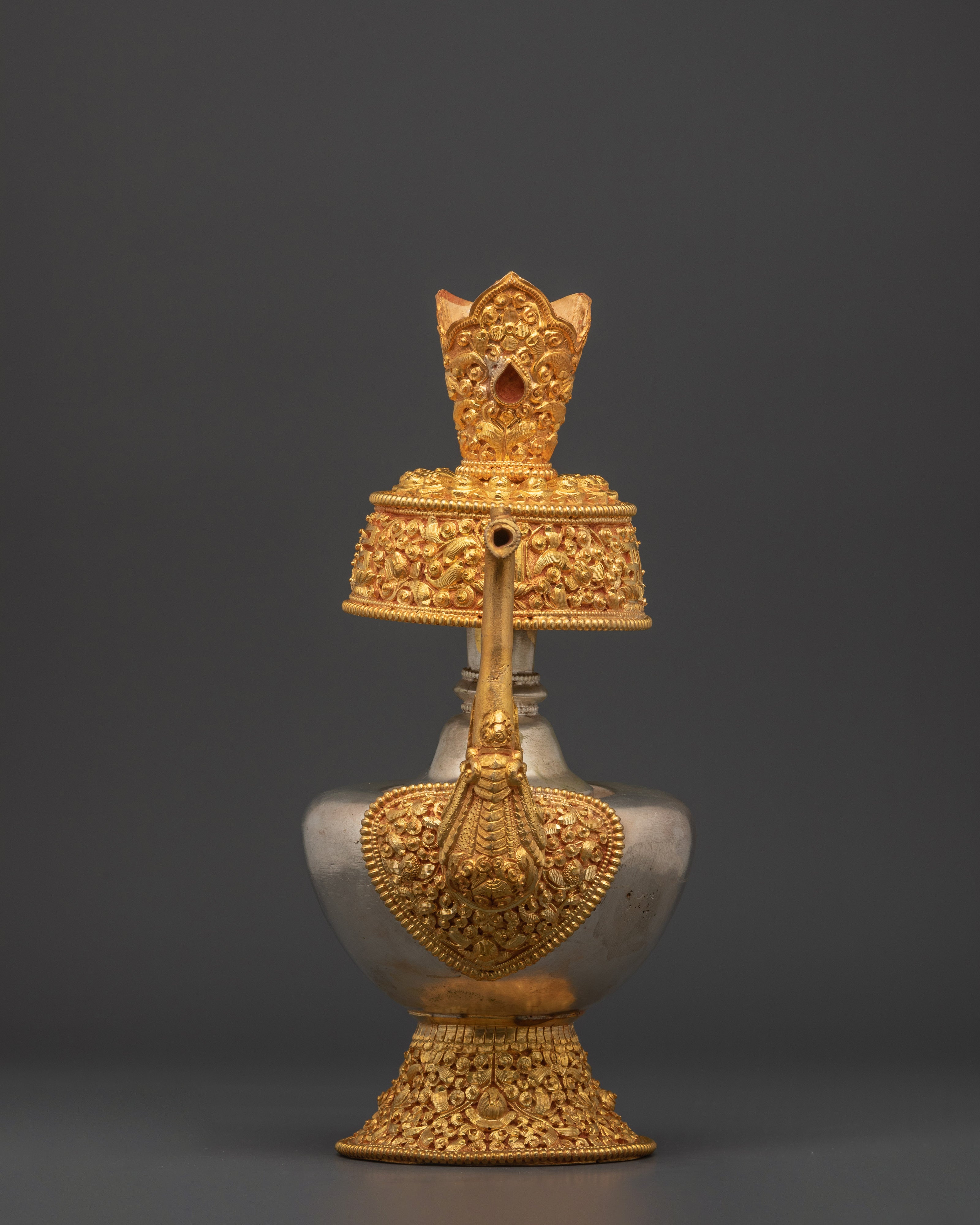 Sacred Bhumba Water Ritual Vase | Buddhist Offering Vessel