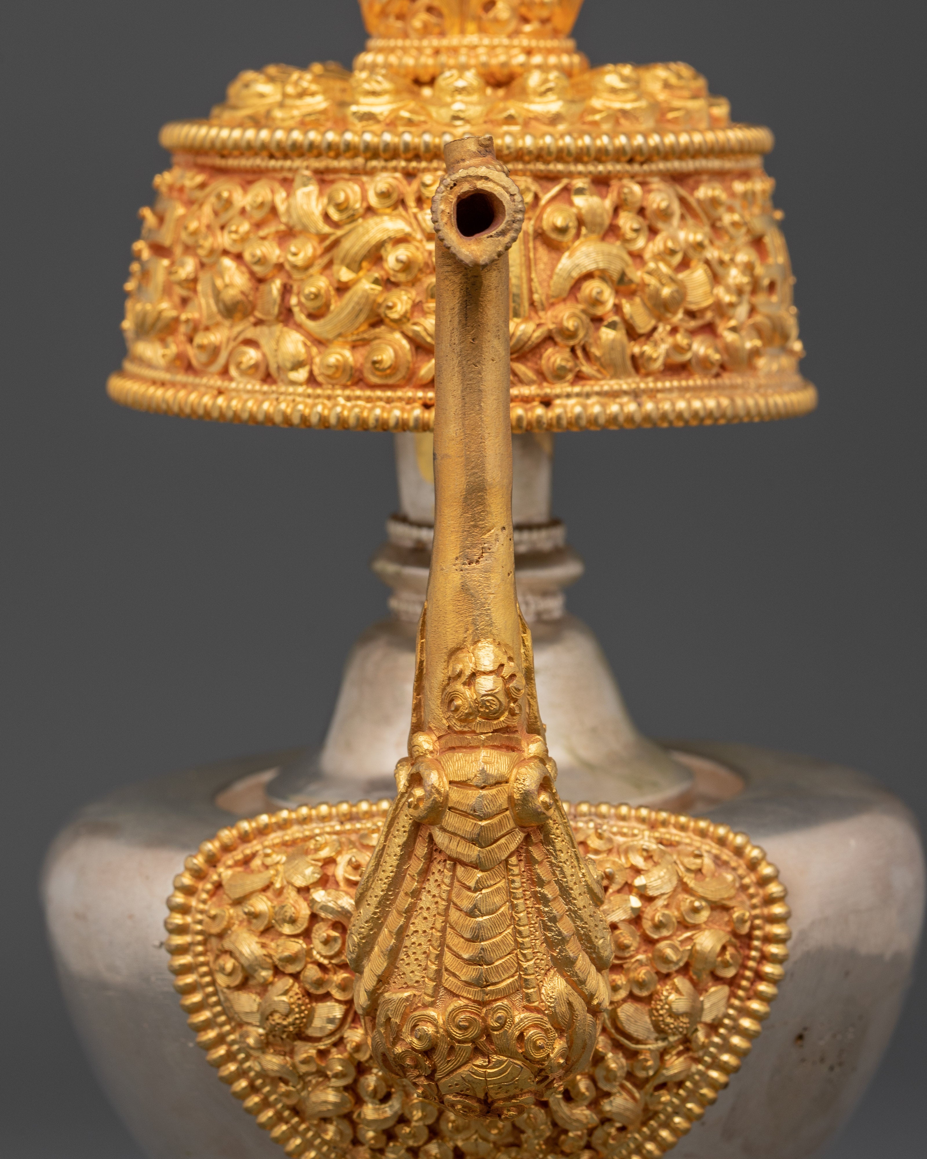 Sacred Bhumba Water Ritual Vase | Buddhist Offering Vessel