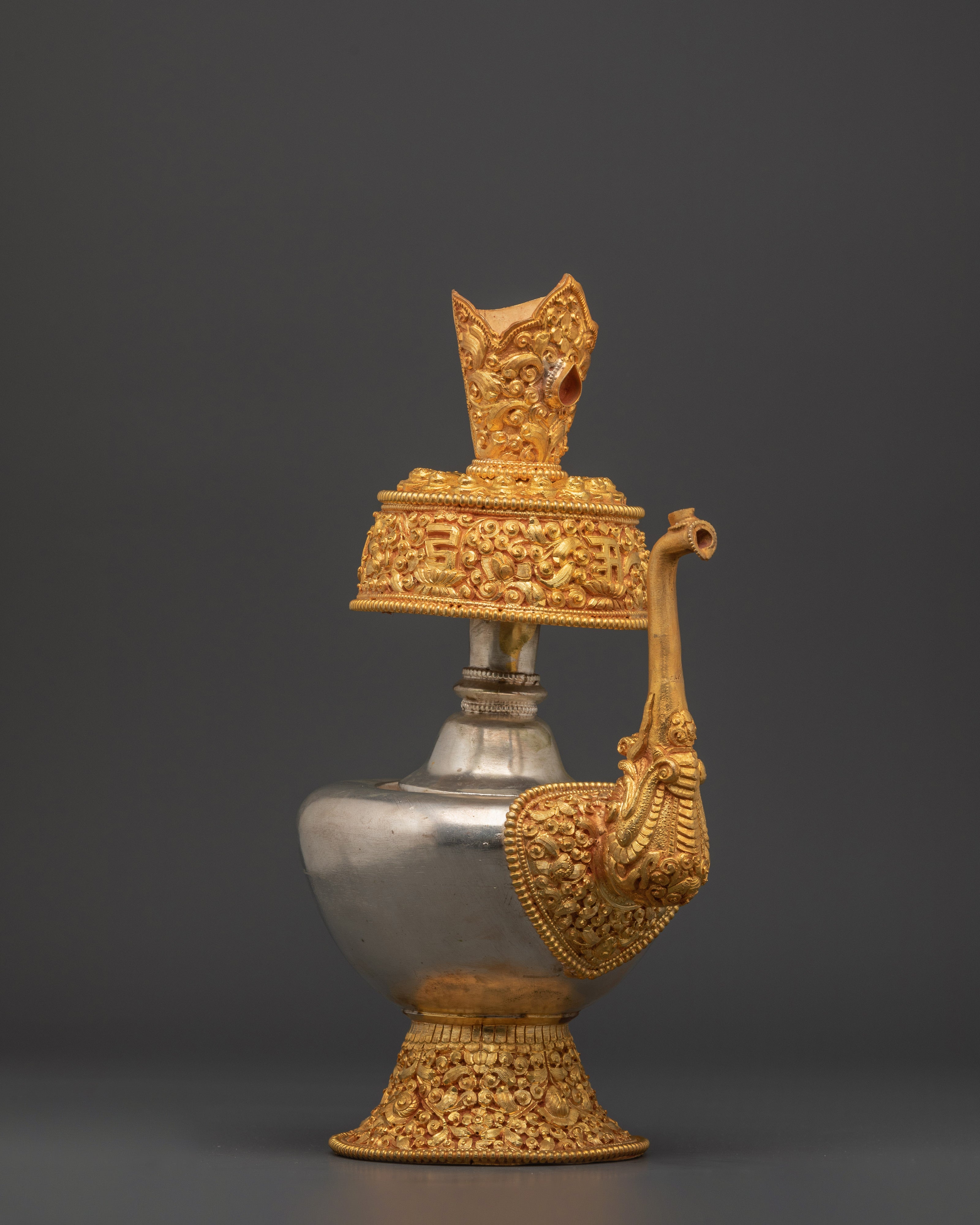 Sacred Bhumba Water Ritual Vase | Buddhist Offering Vessel