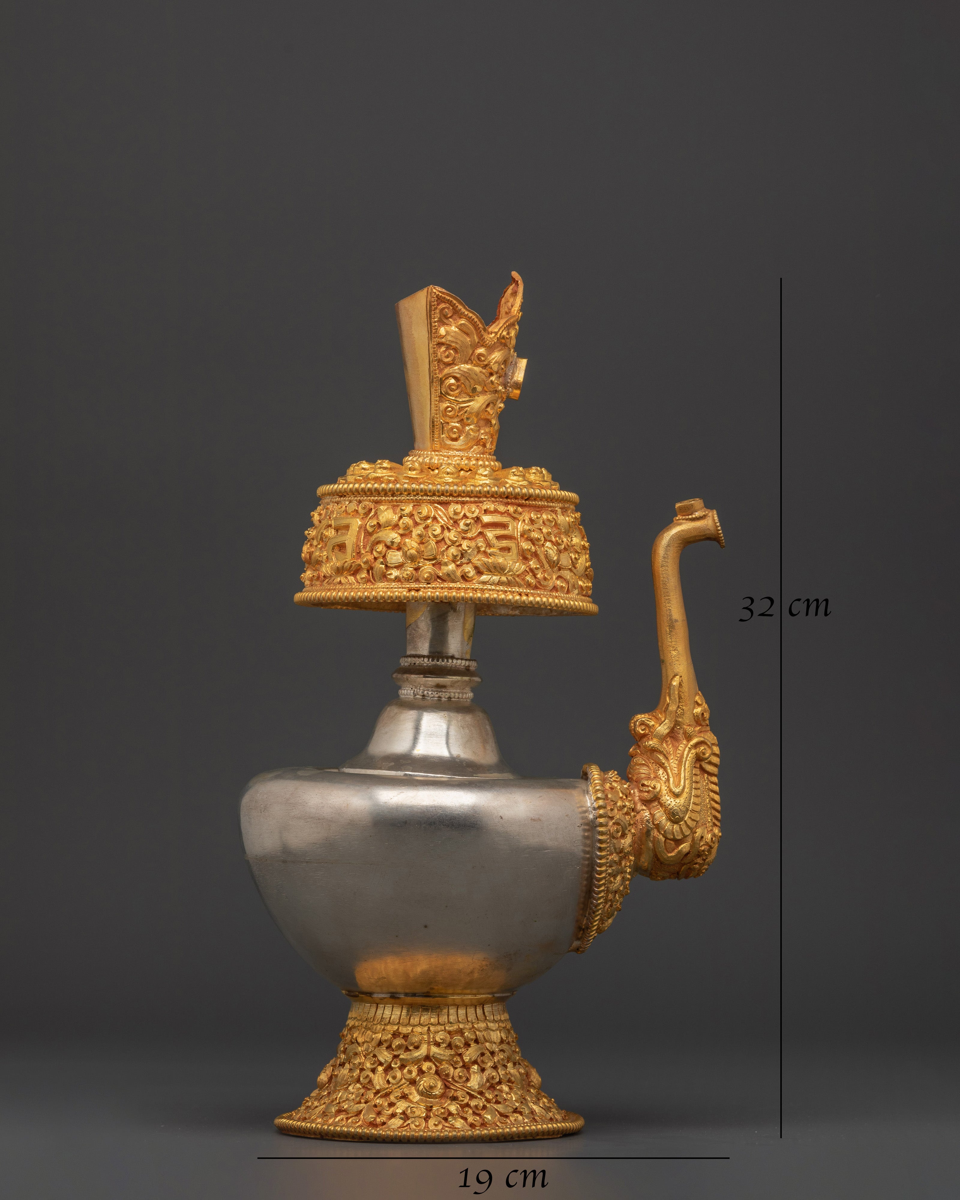 Sacred Bhumba Water Ritual Vase | Buddhist Offering Vessel