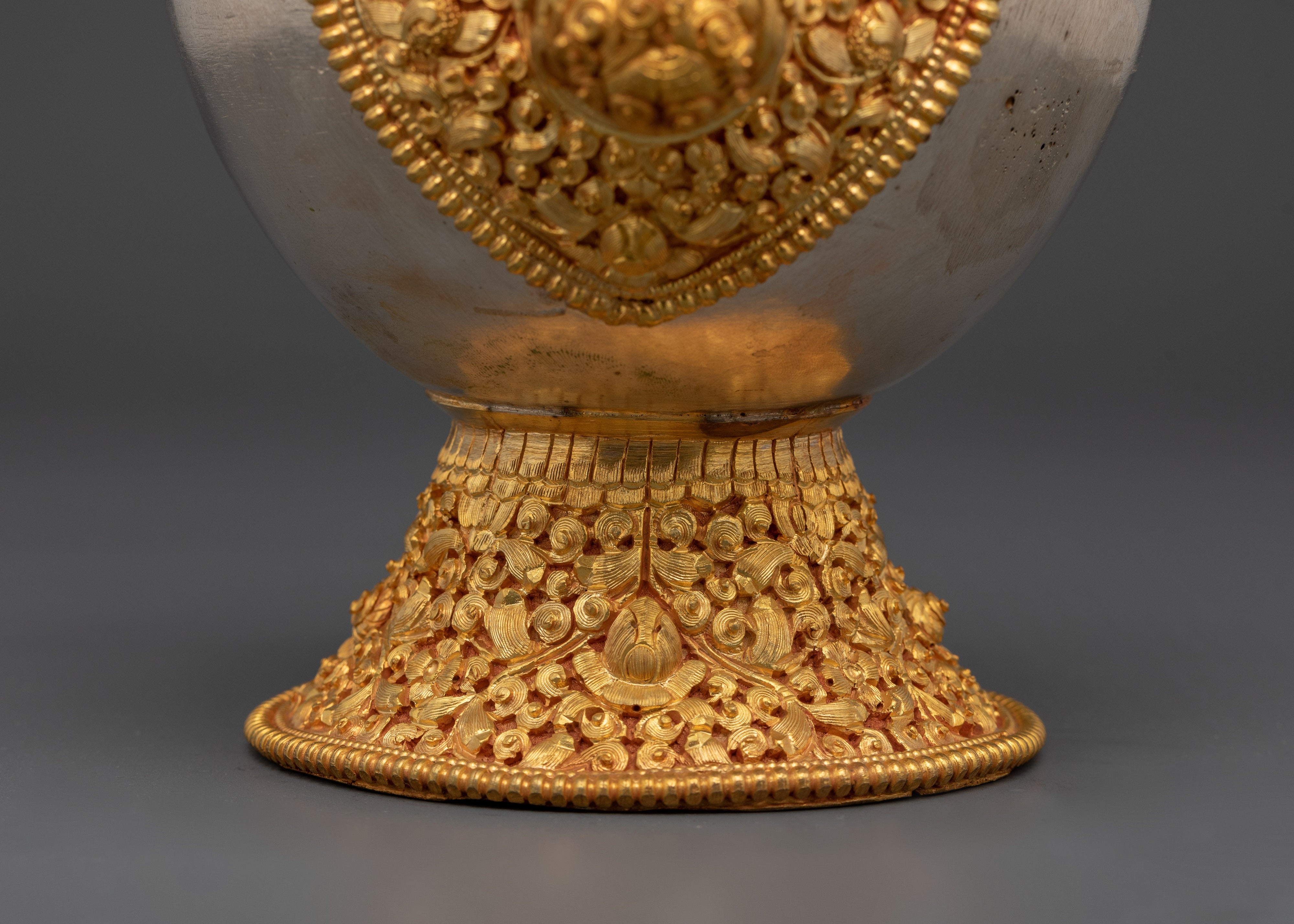 Sacred Bhumba Water Ritual Vase | Buddhist Offering Vessel