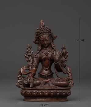 Handcrafted White Tara Sculpture | Long Life Deity