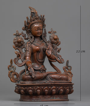 White Dolma Statue | Symbol of Compassion and Wisdom
