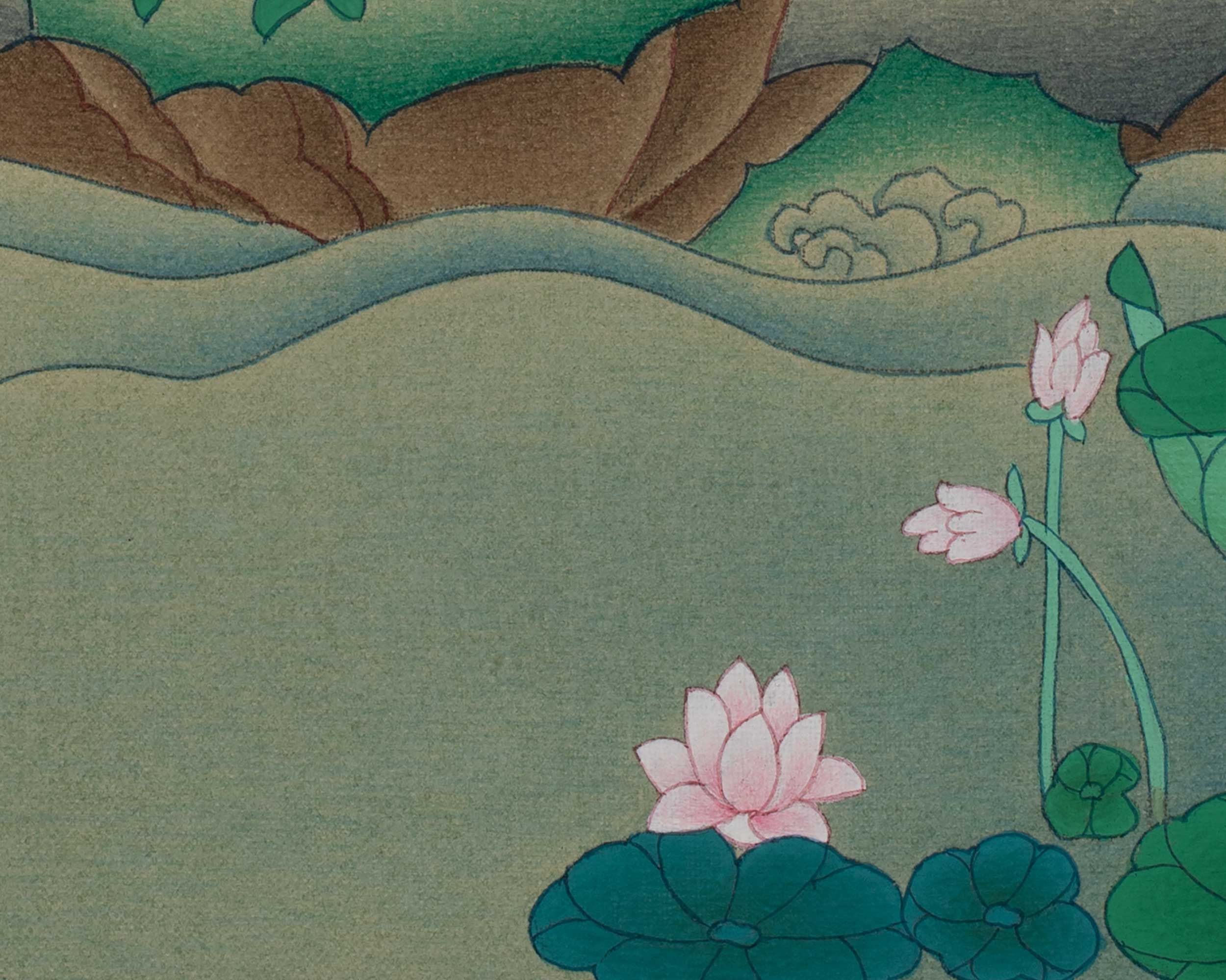 Green Tara Sacred Thangka | Mother of Liberation | Thangka Painting | Himalayan Art