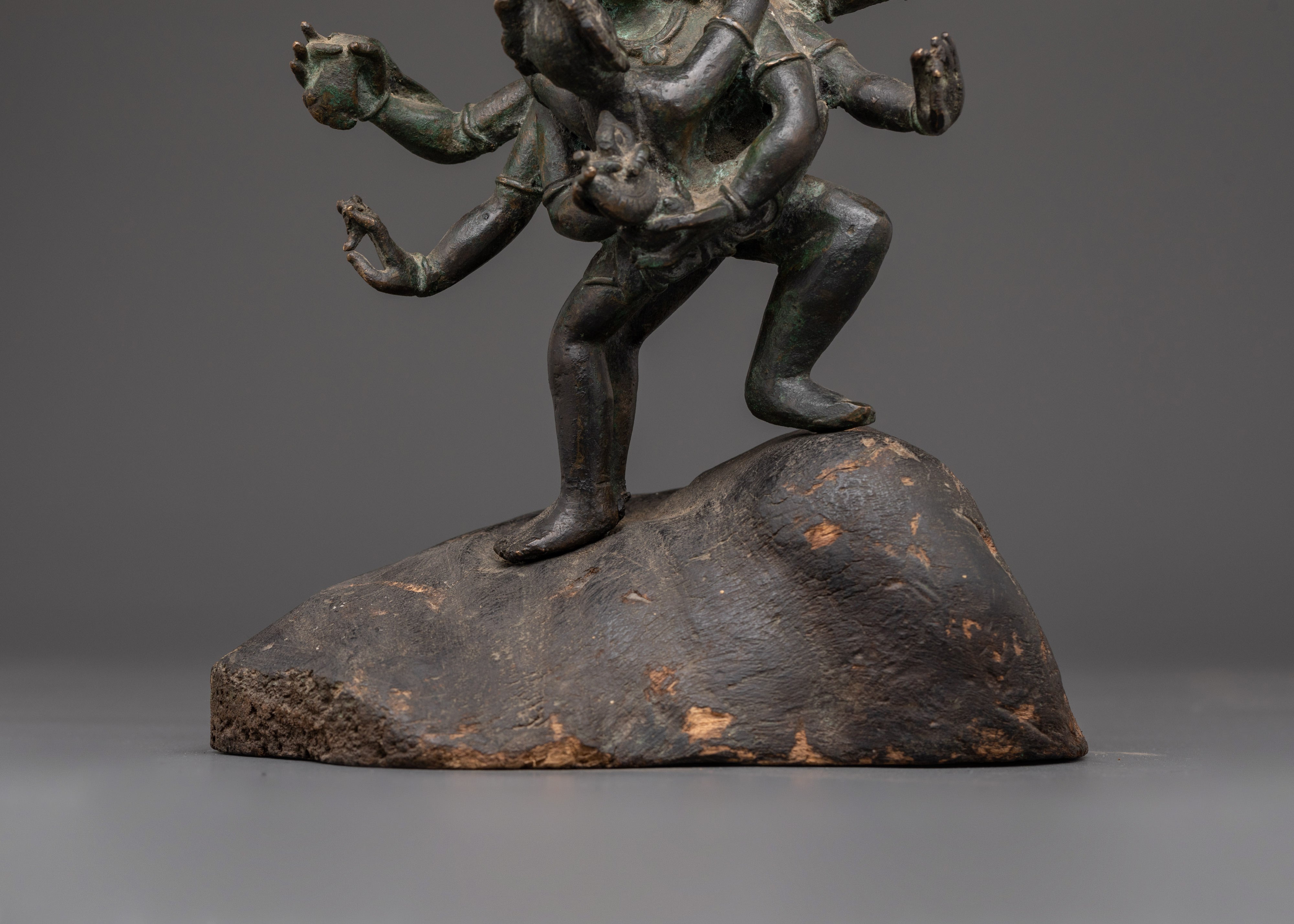 Handcrafted Bronze Mahakala Statue | Tibetan Protector Deity Sculpture