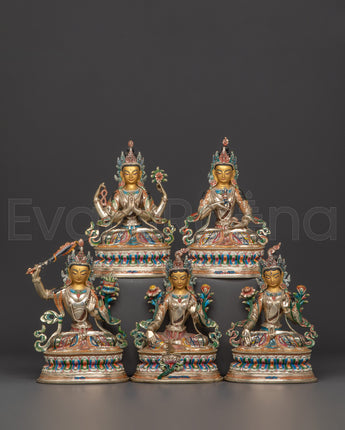  Bodhisattva Statue Set 