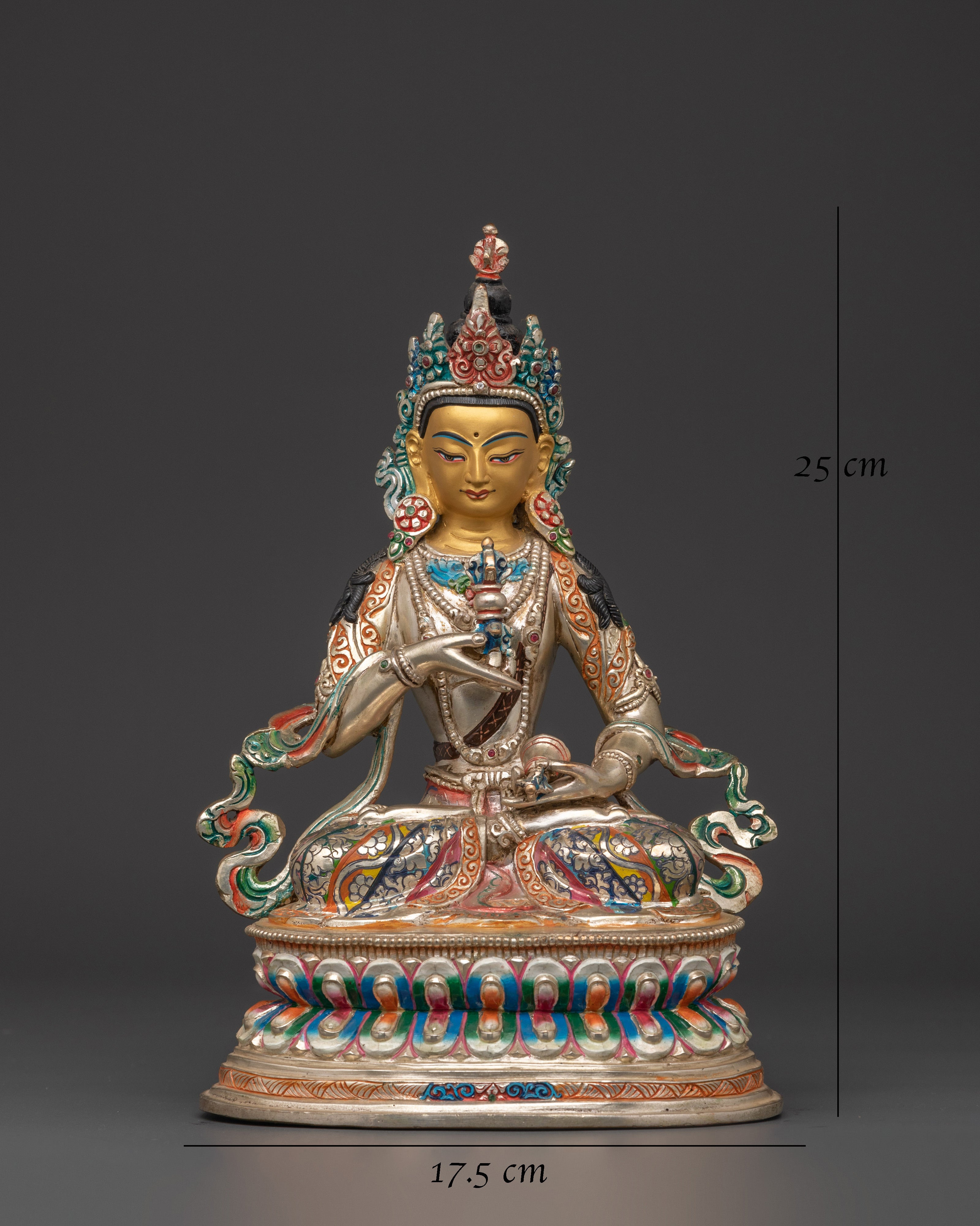 Handcrafted Bodhisattva Statue Set | Spiritual Tibetan Statues for Home and Meditation