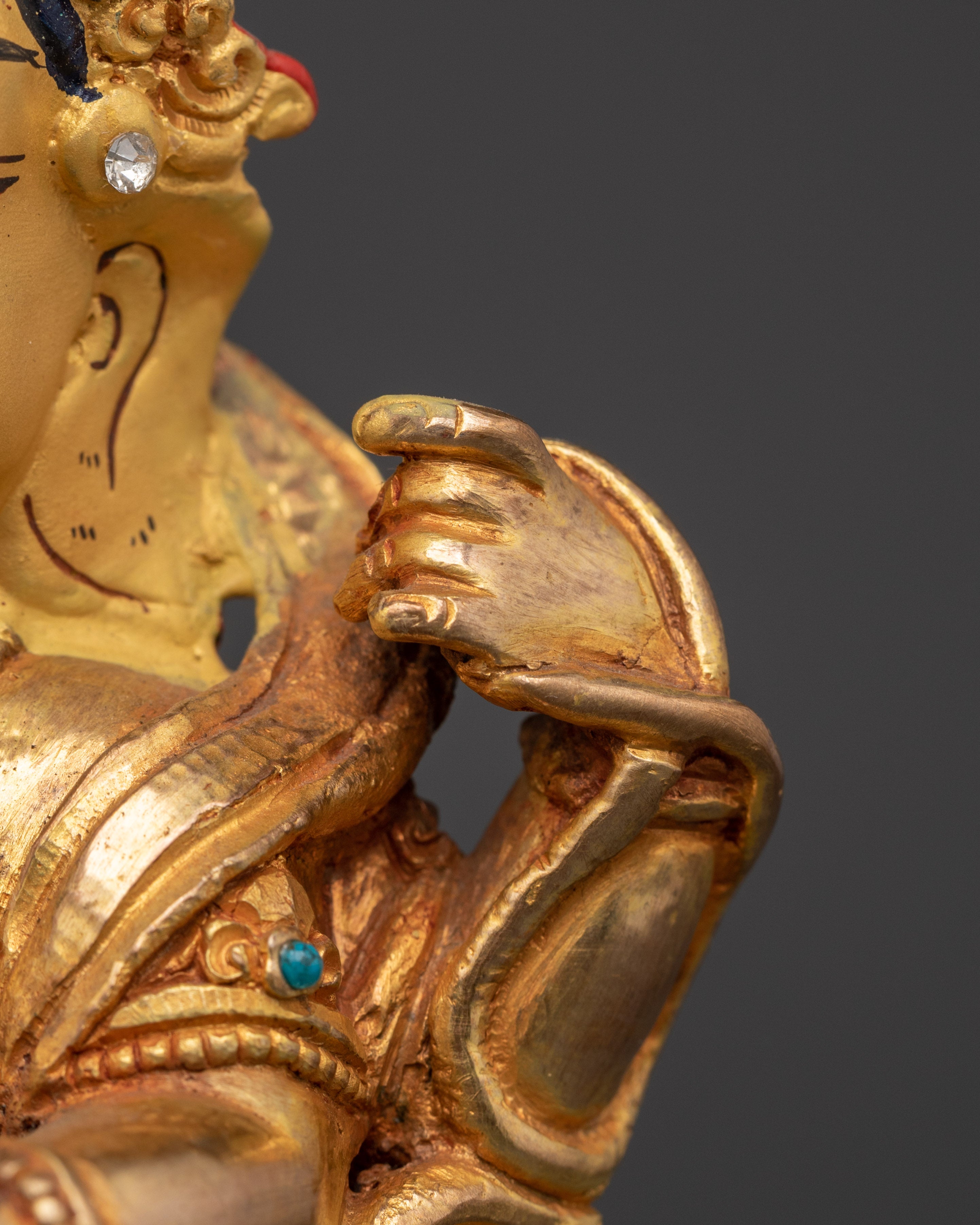 Exquisite Hindu Deity Ganesh Statue | For Home Temple and Vastu Blessings
