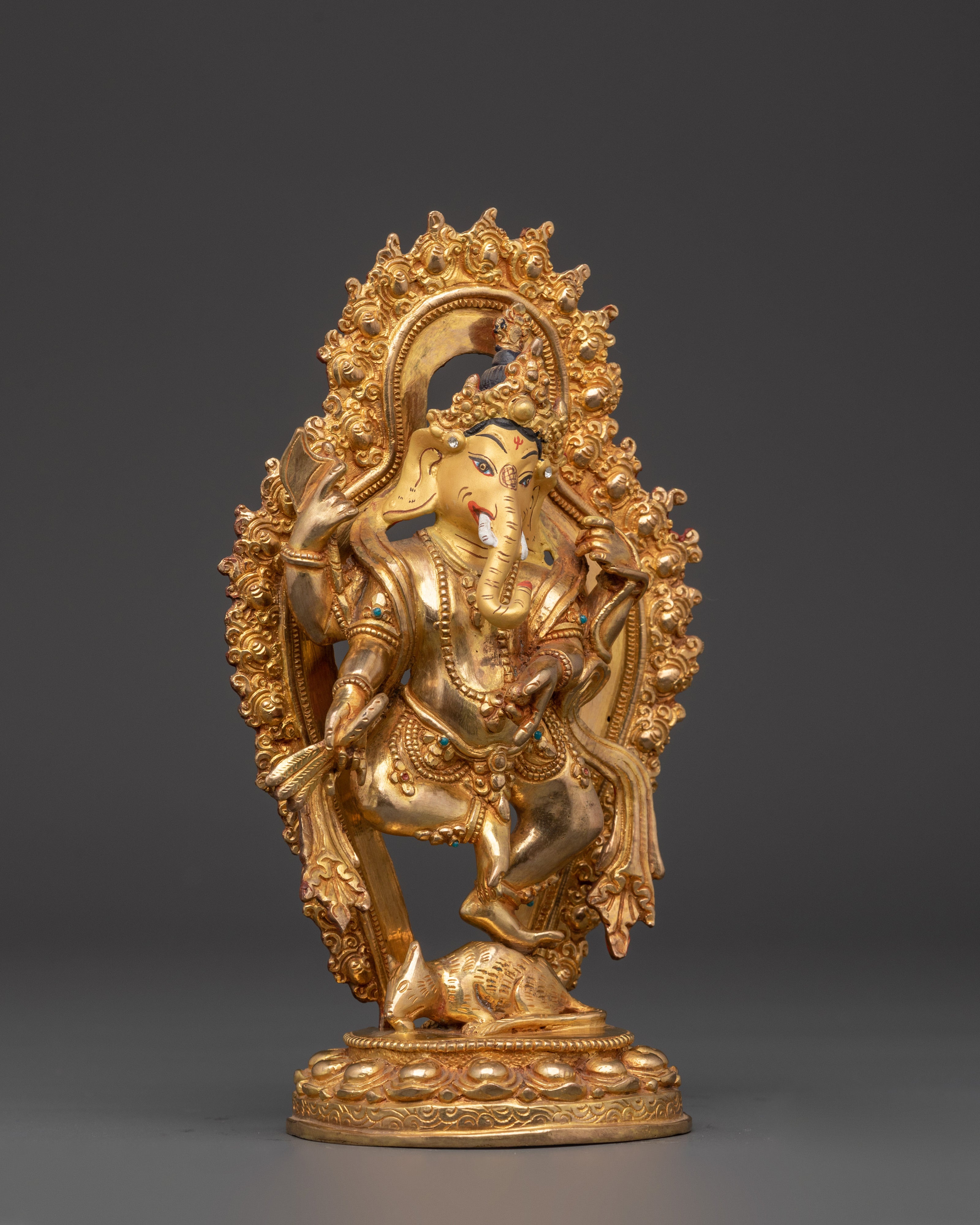 Exquisite Hindu Deity Ganesh Statue | For Home Temple and Vastu Blessings