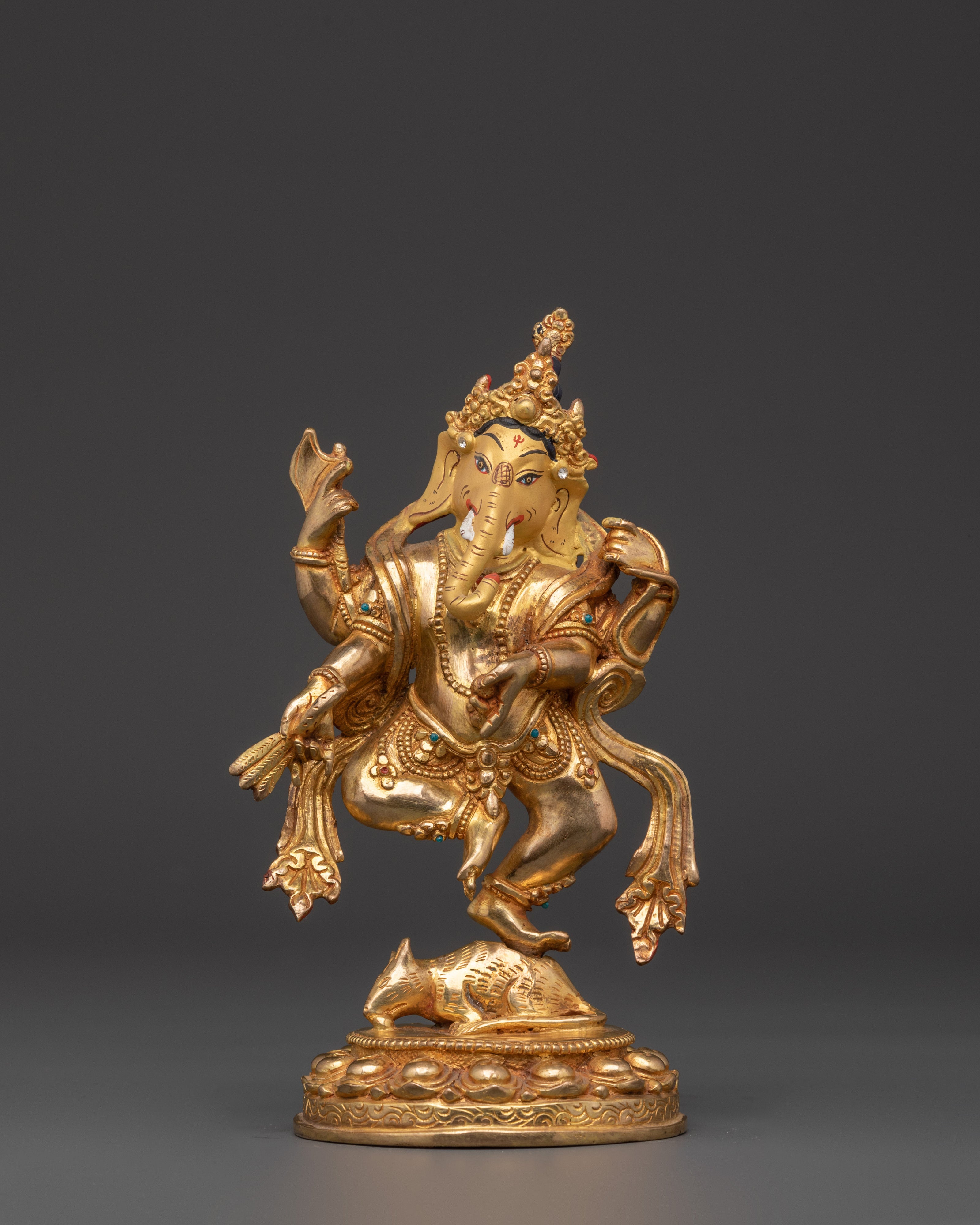 Exquisite Hindu Deity Ganesh Statue | For Home Temple and Vastu Blessings