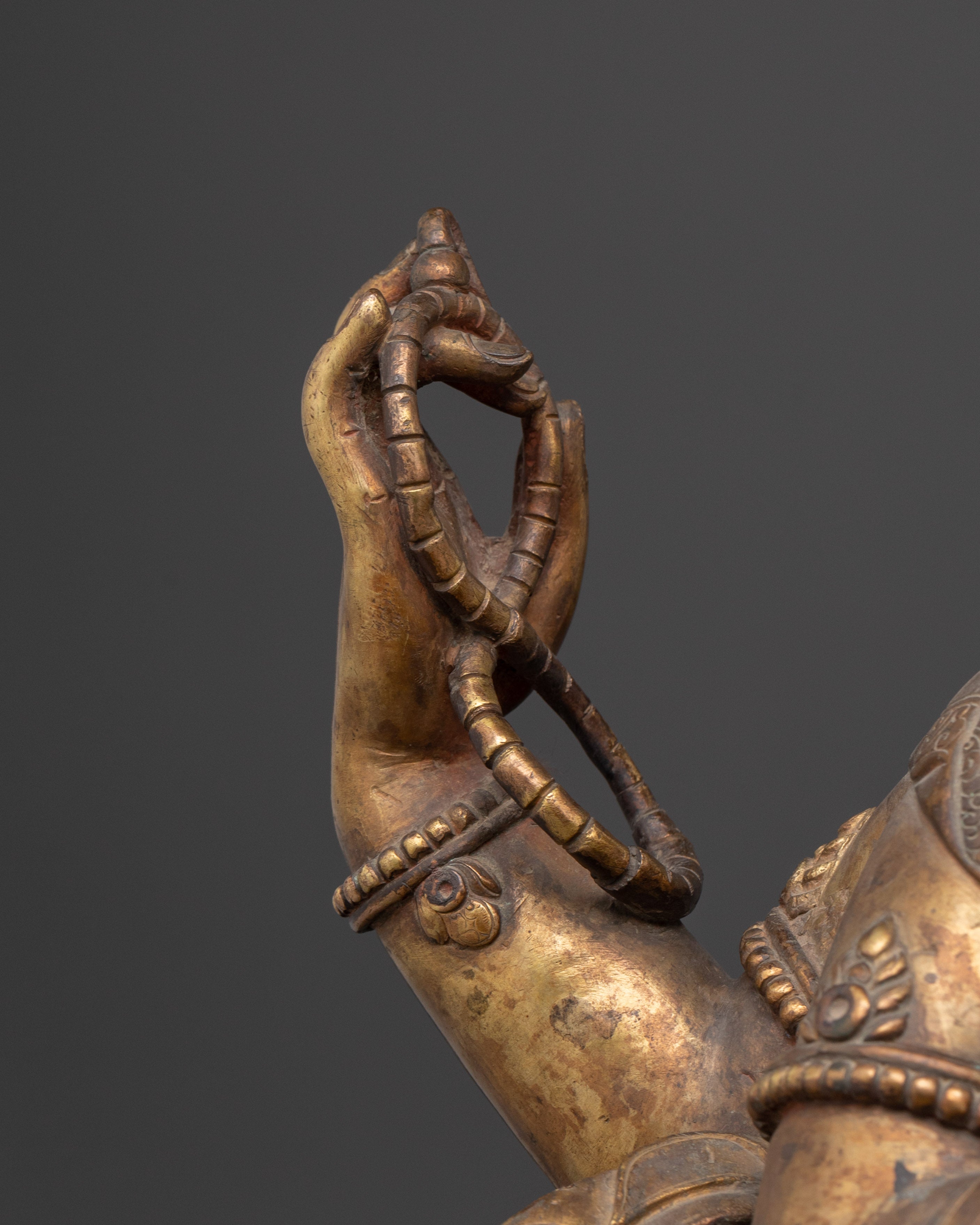 Handcrafted Copper Avalokiteshvara Statue | Bodhisattva of Compassion