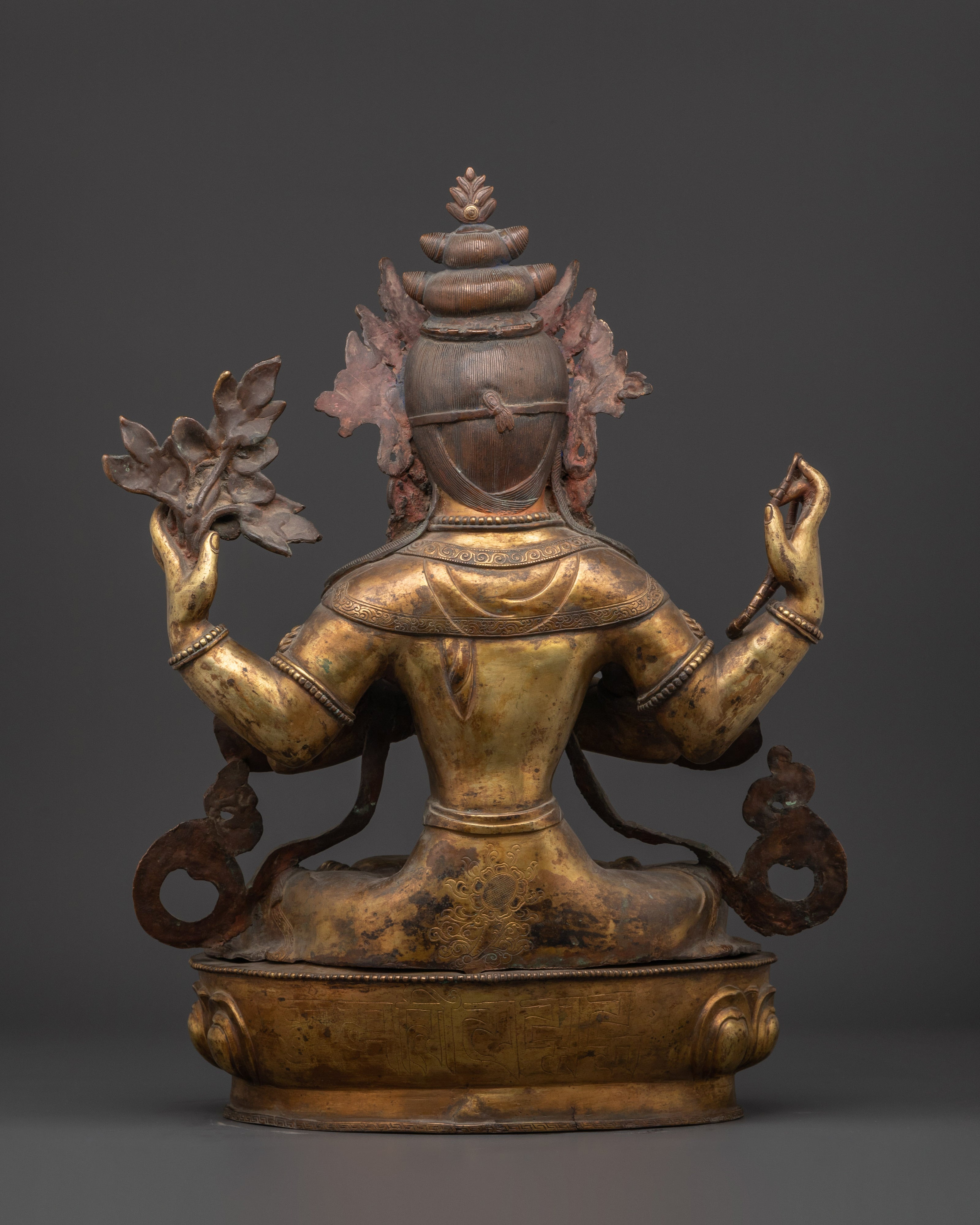 Handcrafted Copper Avalokiteshvara Statue | Bodhisattva of Compassion