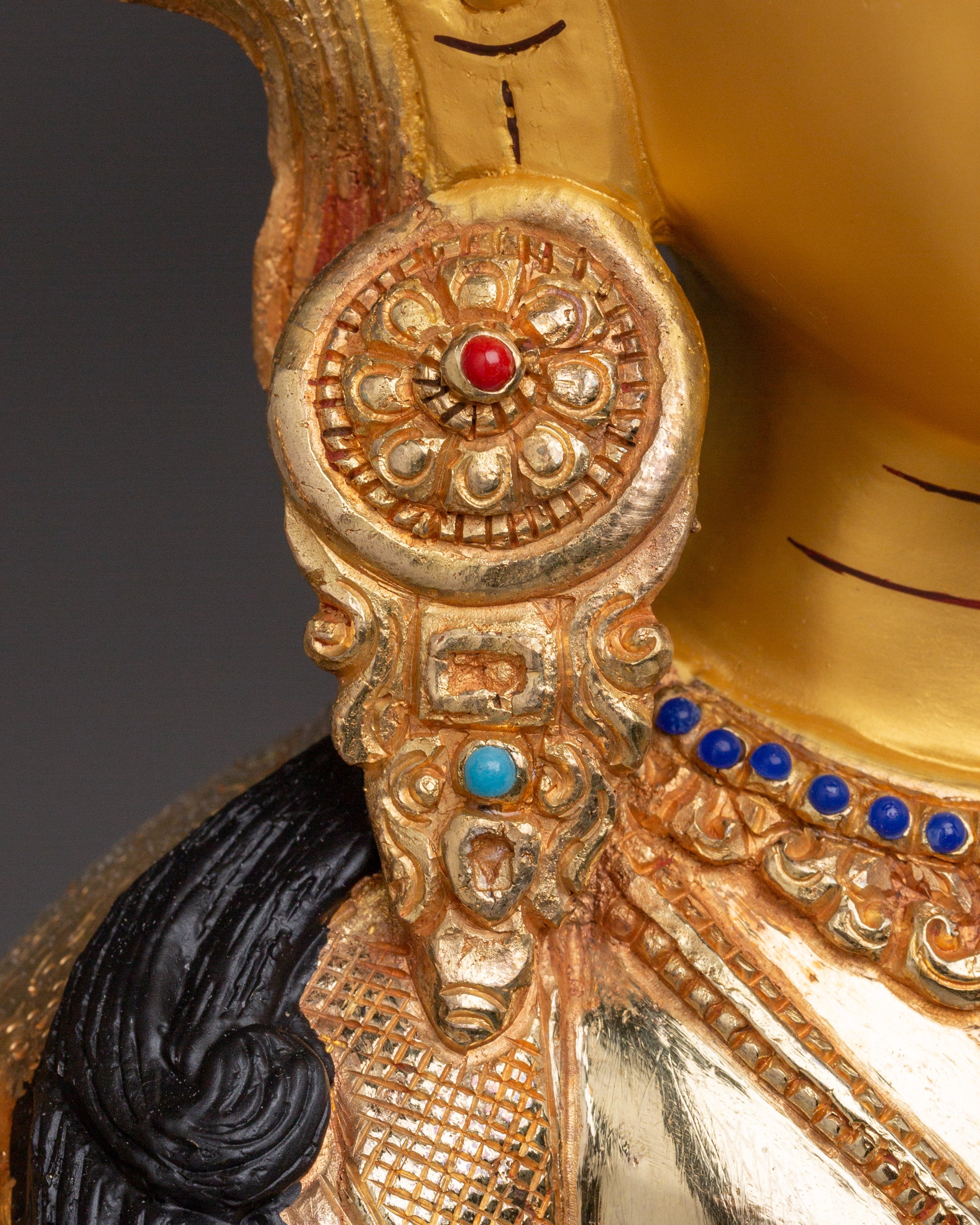 Majestic Buddhist God Chenrezig Statue | Tibetan Avalokiteshvara Deity