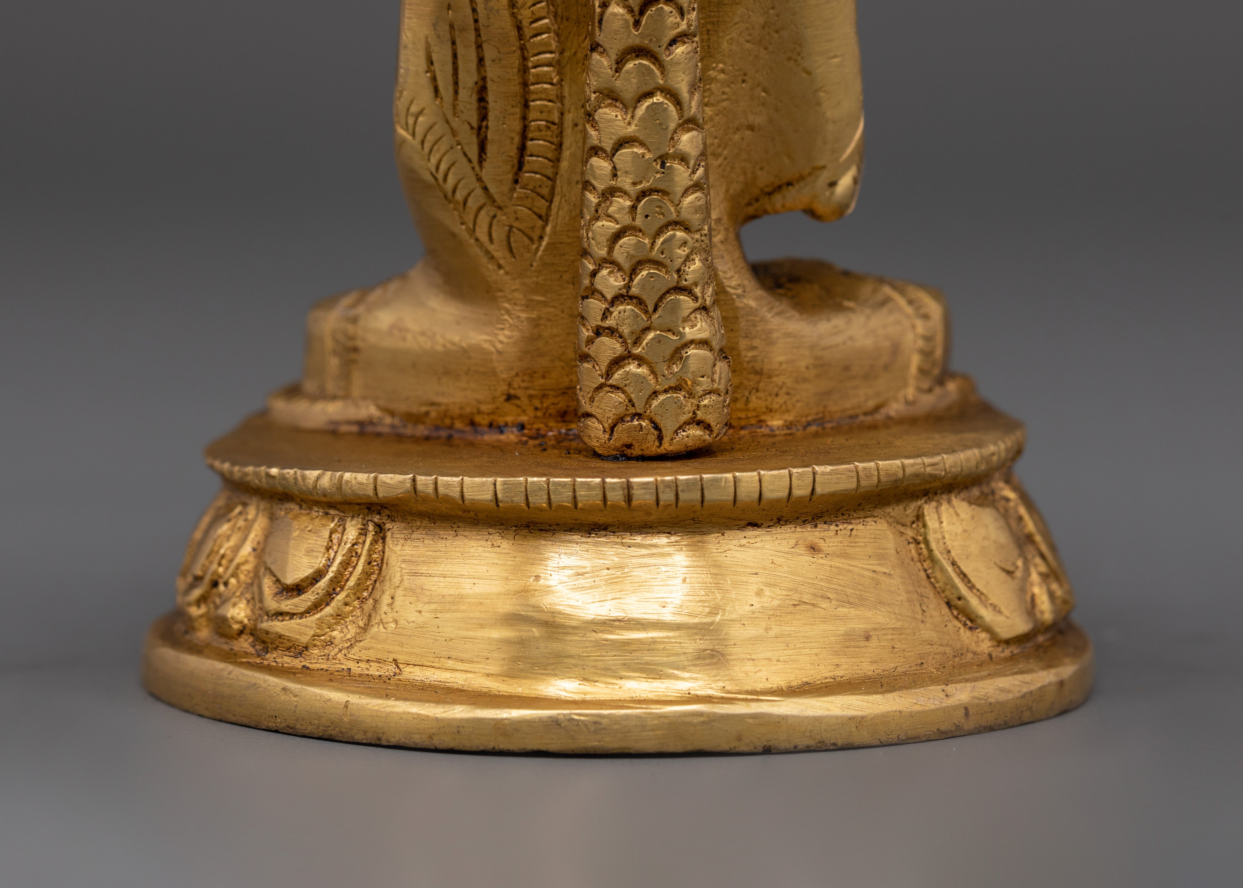 Amogasiddhi Buddha Statue | Handcrafted Brass Sculpture for Meditation,