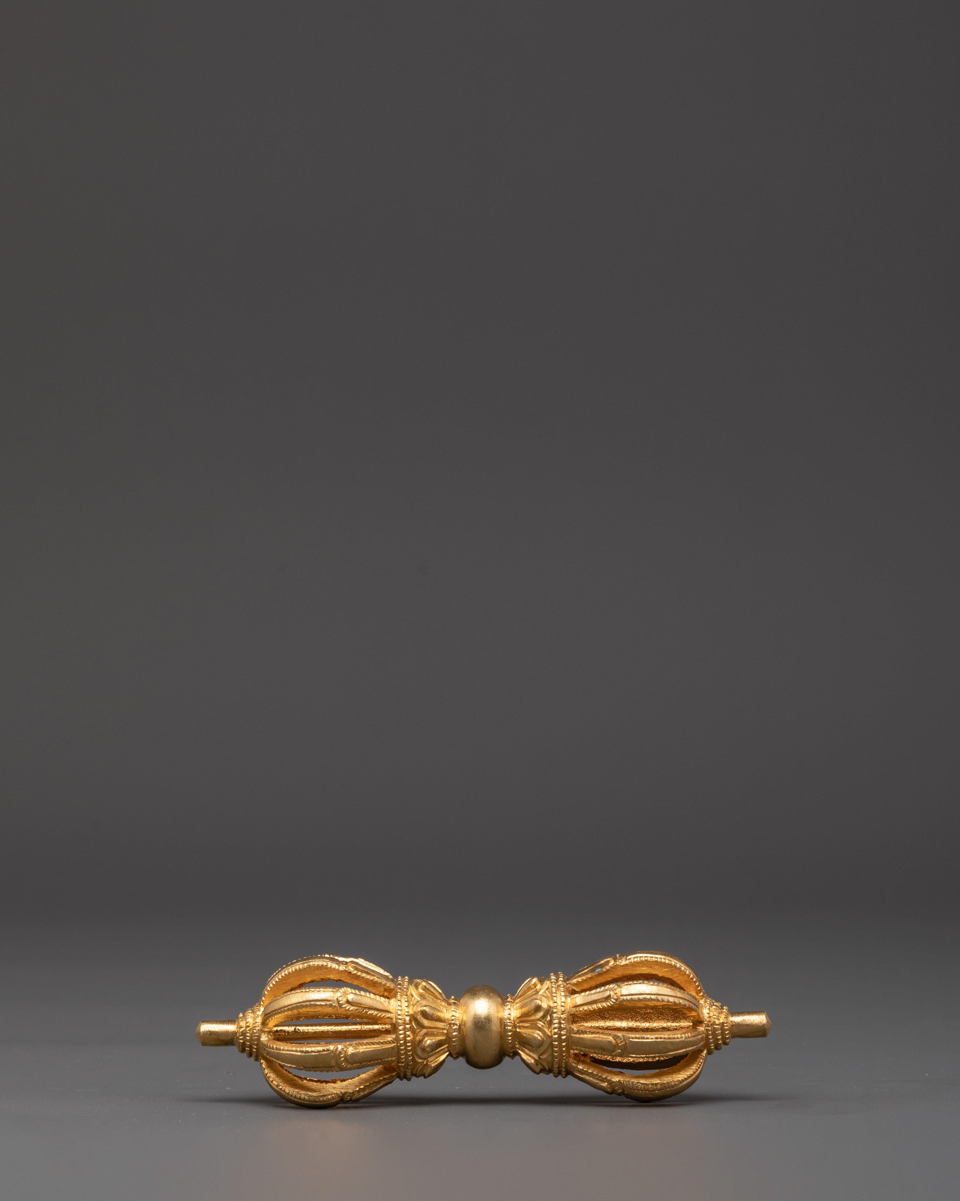 Handcrafted Tibetan Bell and Dorje Set | Brass & Copper Buddhist Ritual Tools