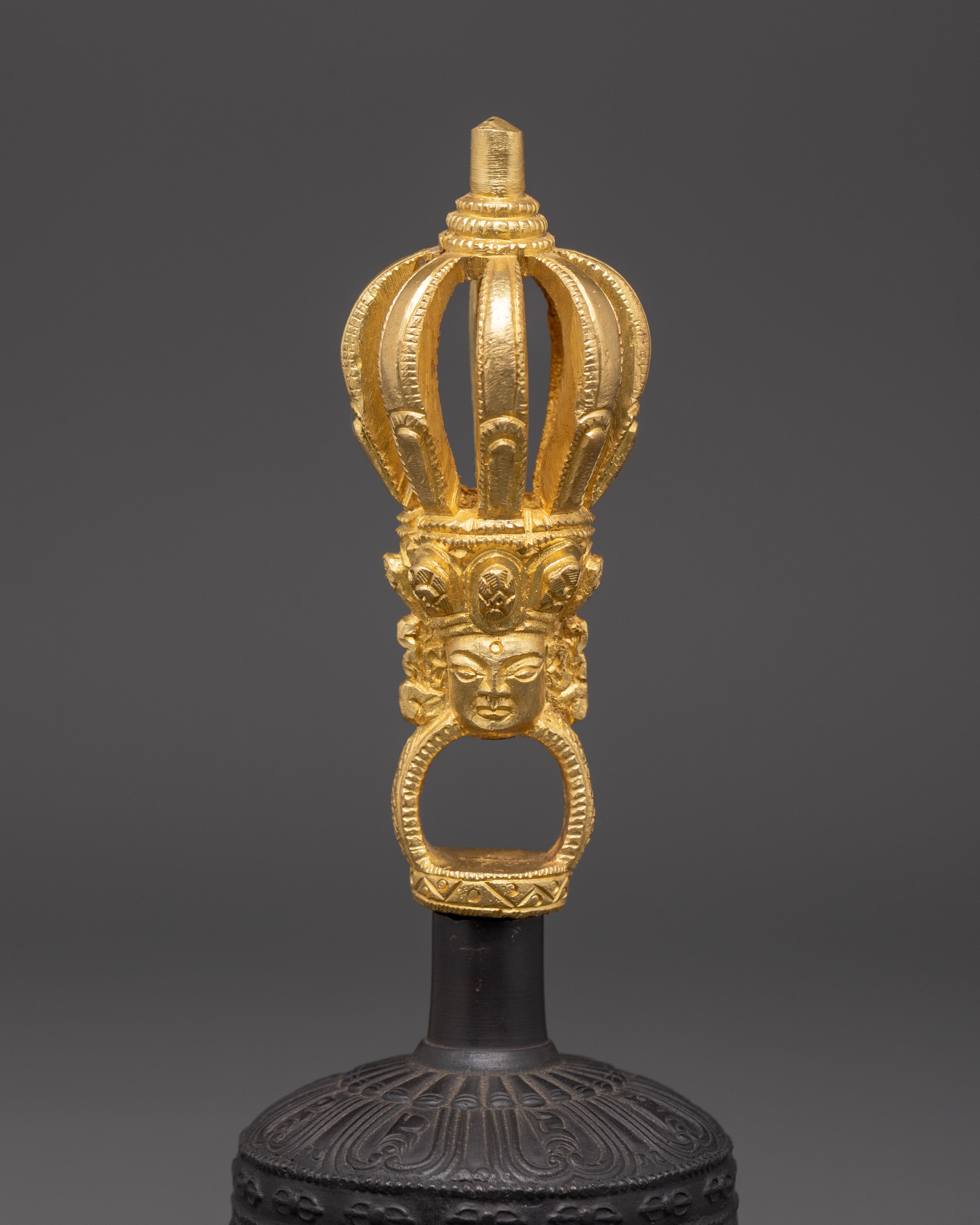 Handcrafted Tibetan Bell and Dorje Set | Brass & Copper Buddhist Ritual Tools
