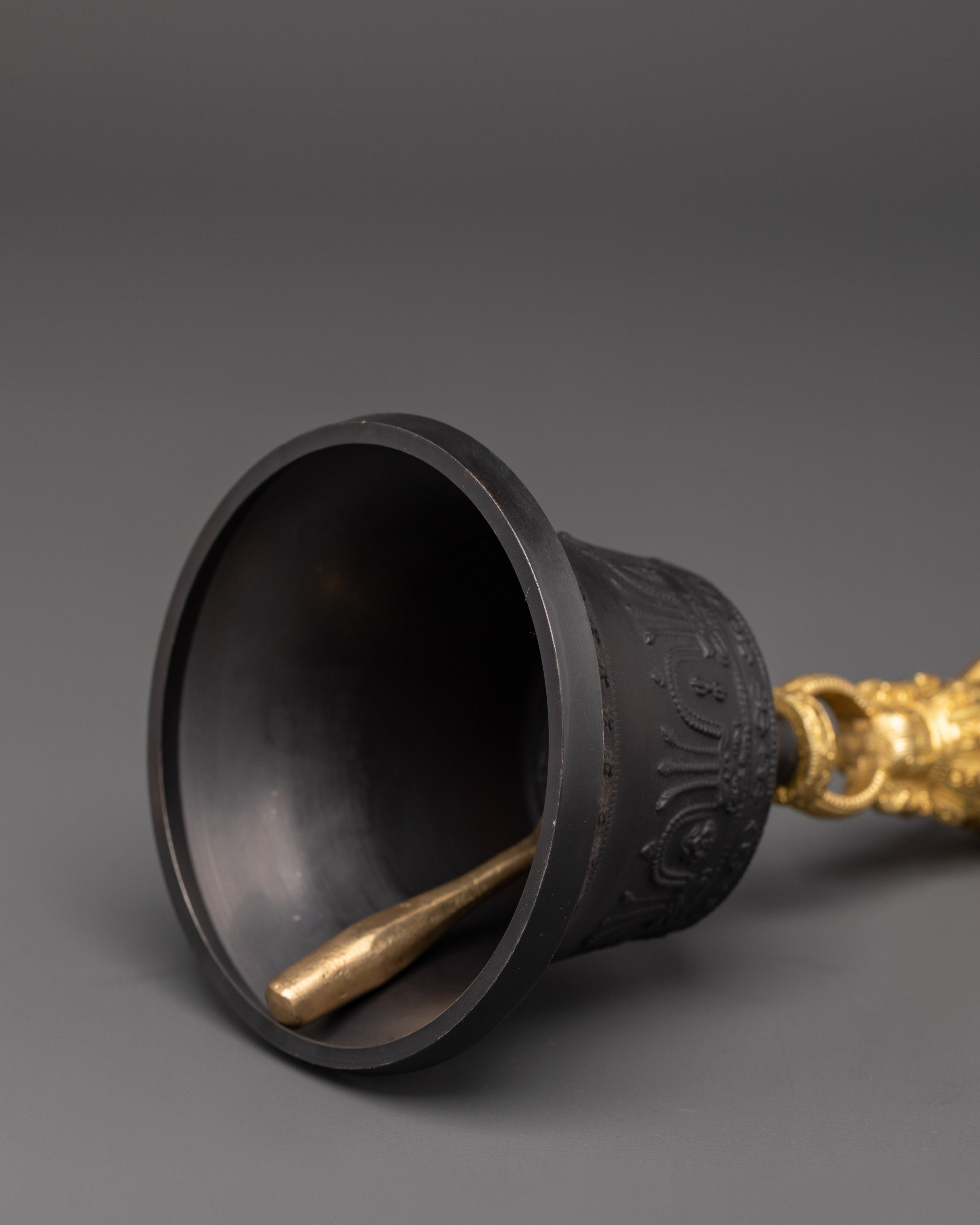 Handcrafted Tibetan Bell and Dorje Set | Brass & Copper Buddhist Ritual Tools