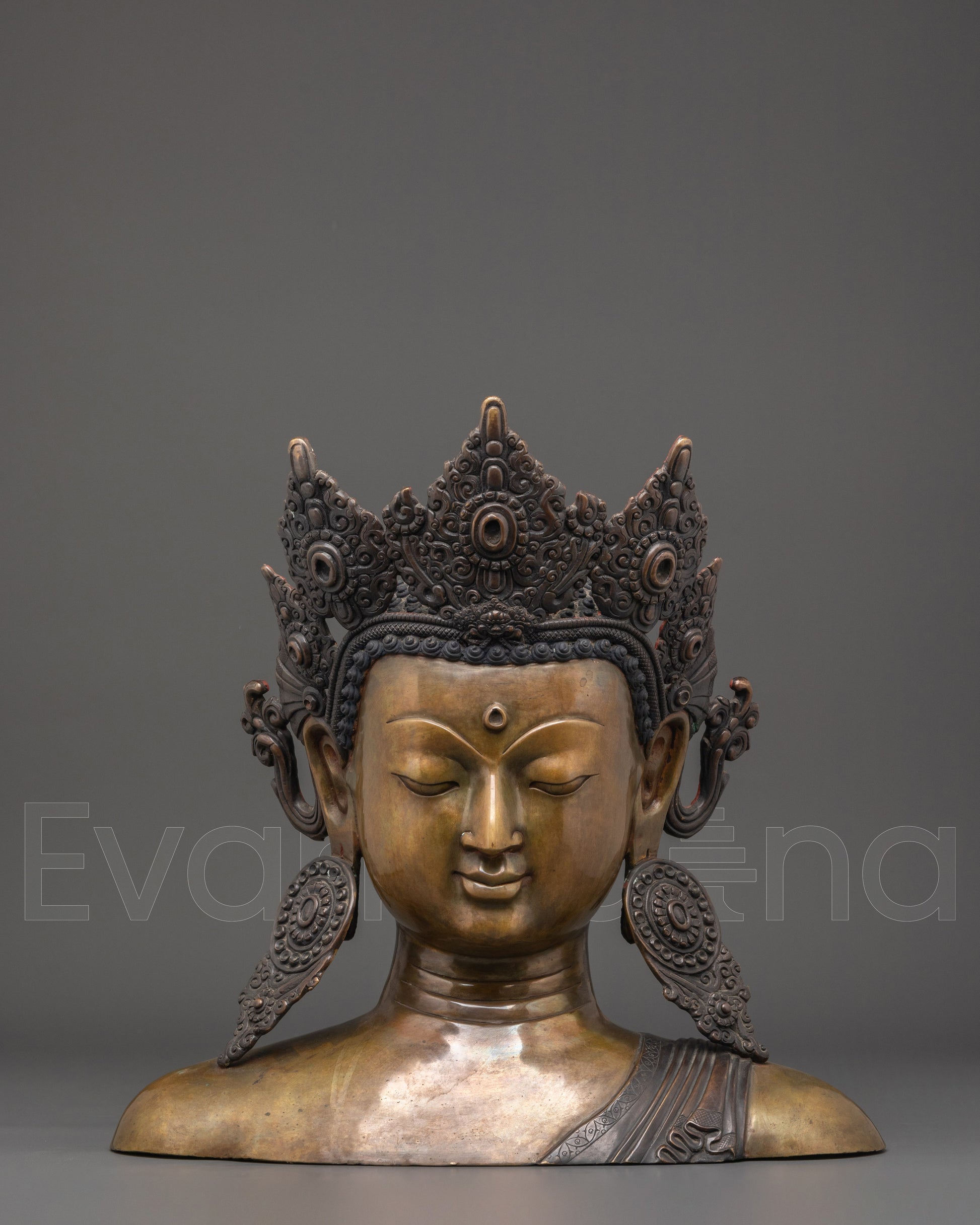  Buddha Head Sculpture 