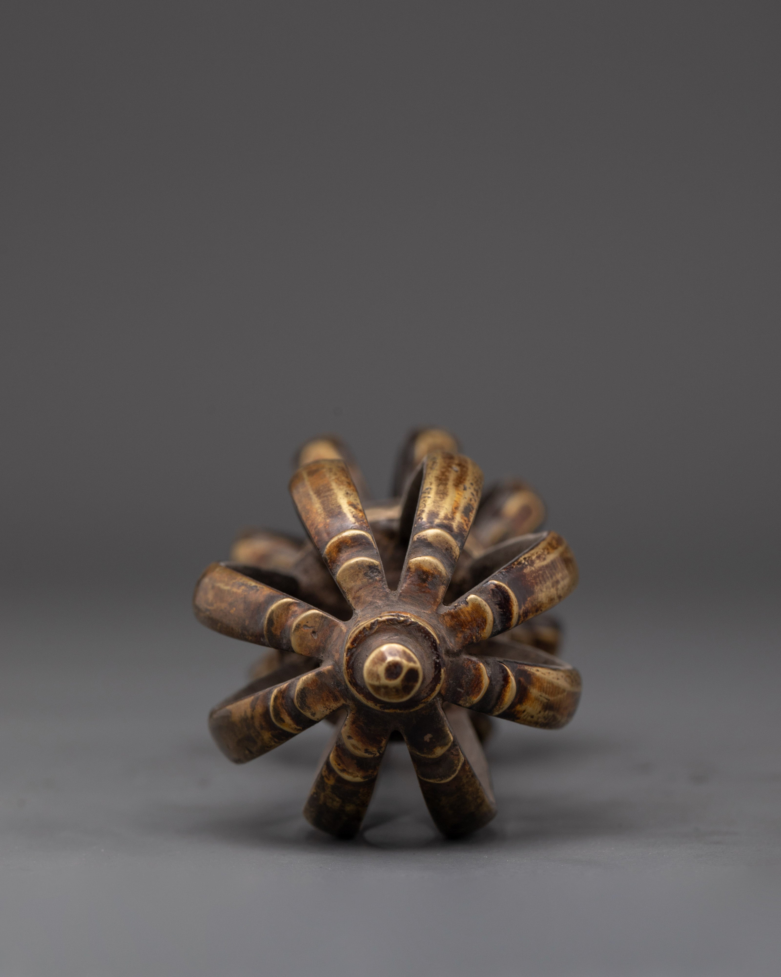 Tibetan Ritual Brass Vajra | Altar Shrine Vajra