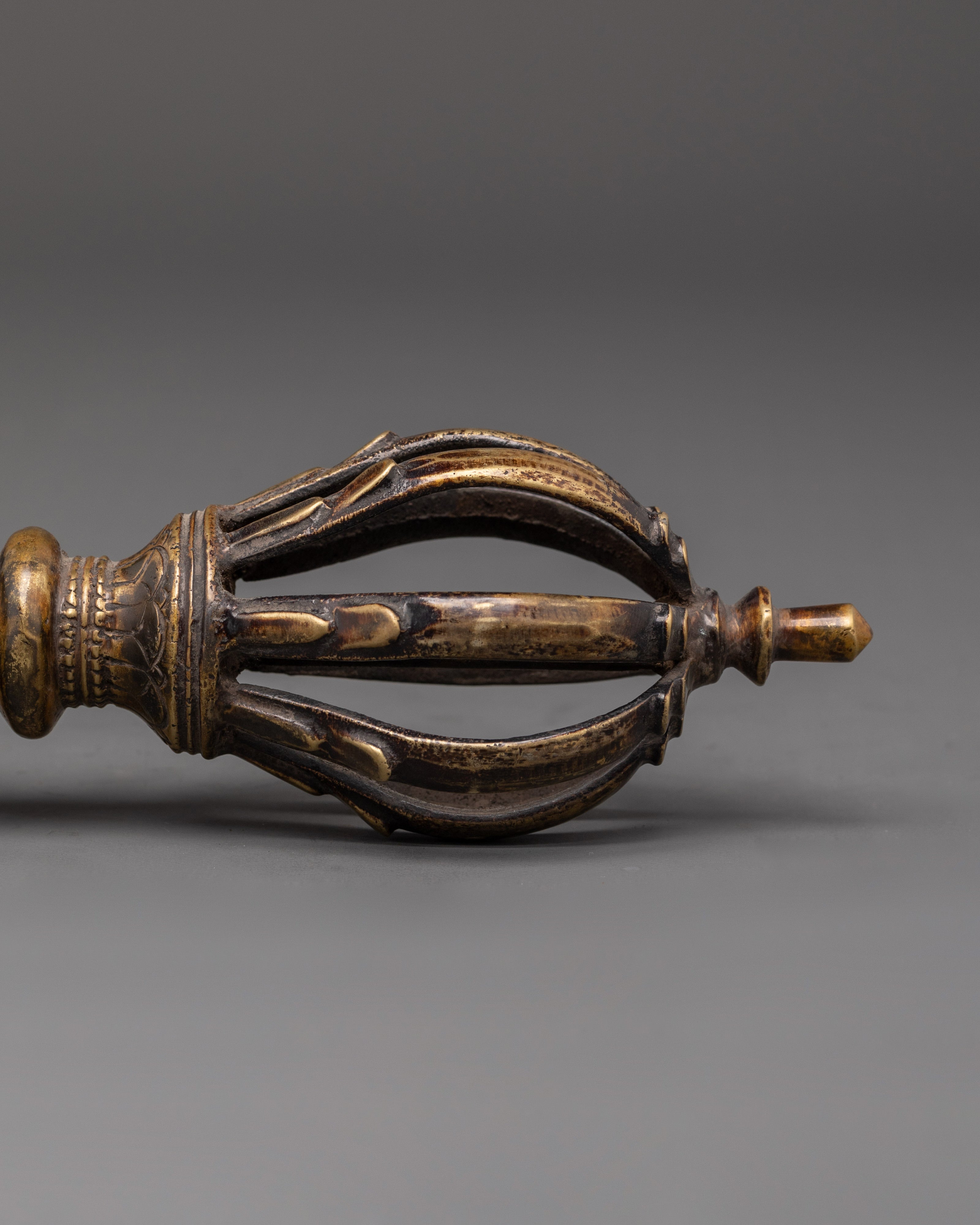 Tibetan Ritual Brass Vajra | Altar Shrine Vajra