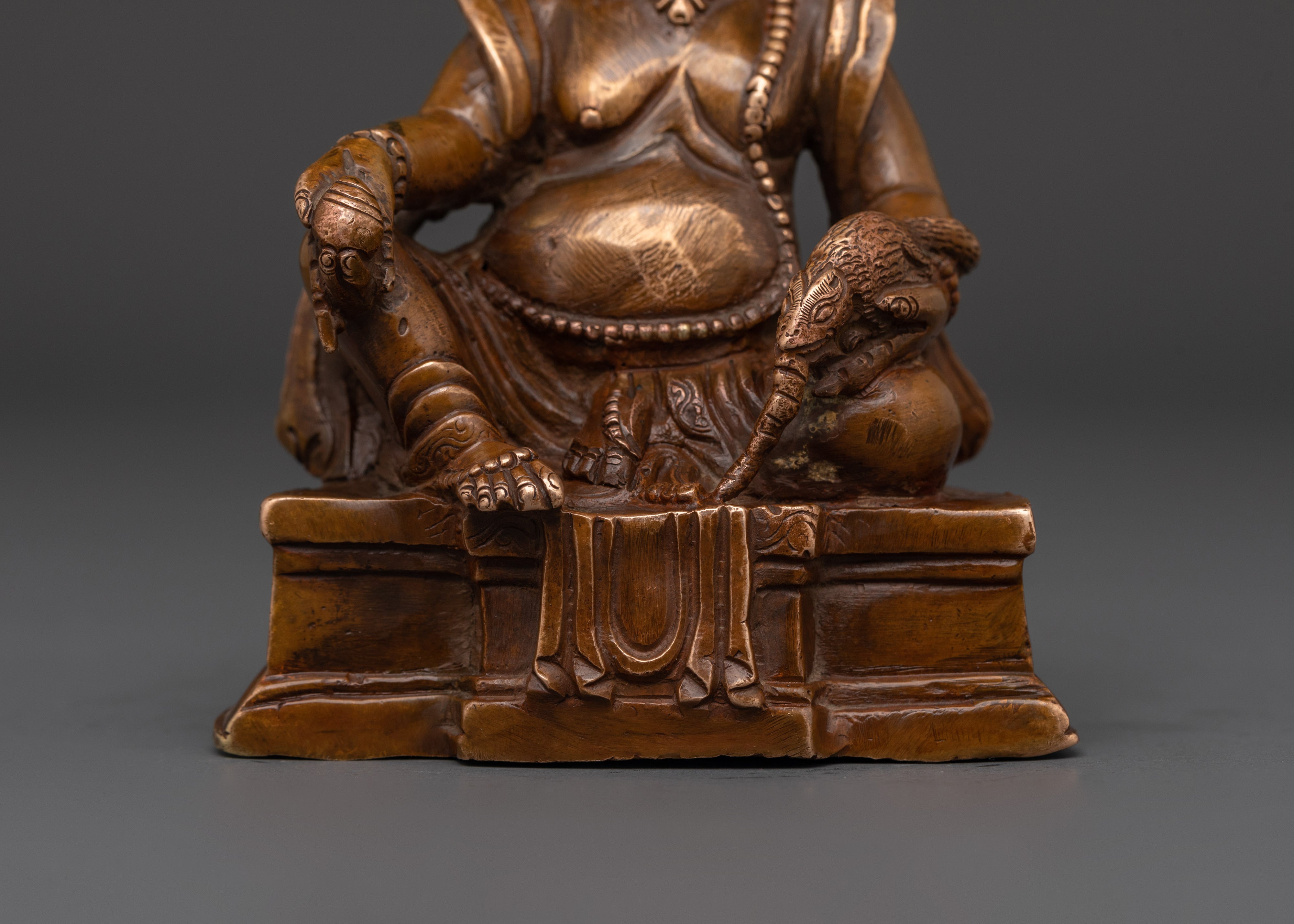 Handmade Dzambhala Statue | Tibetan Buddhist Wealth Deity