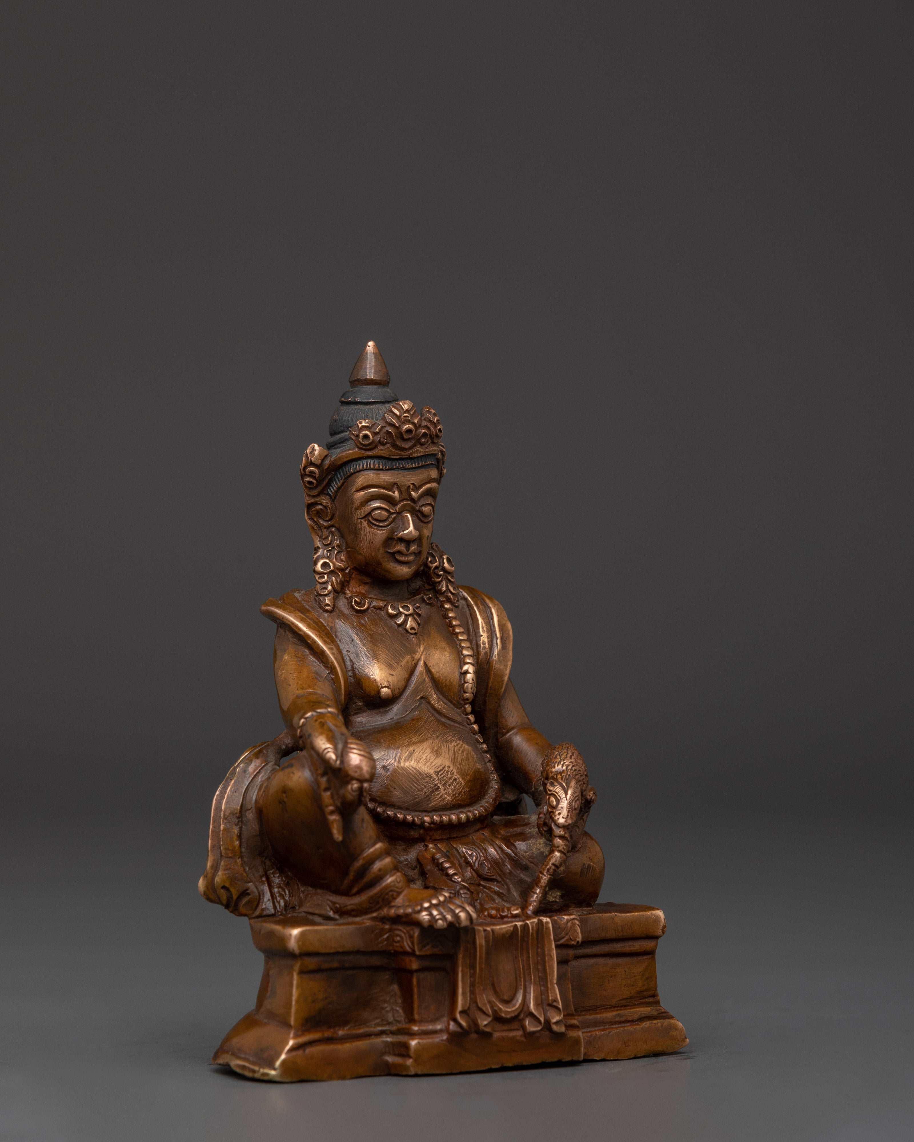 Handmade Dzambhala Statue | Tibetan Buddhist Wealth Deity