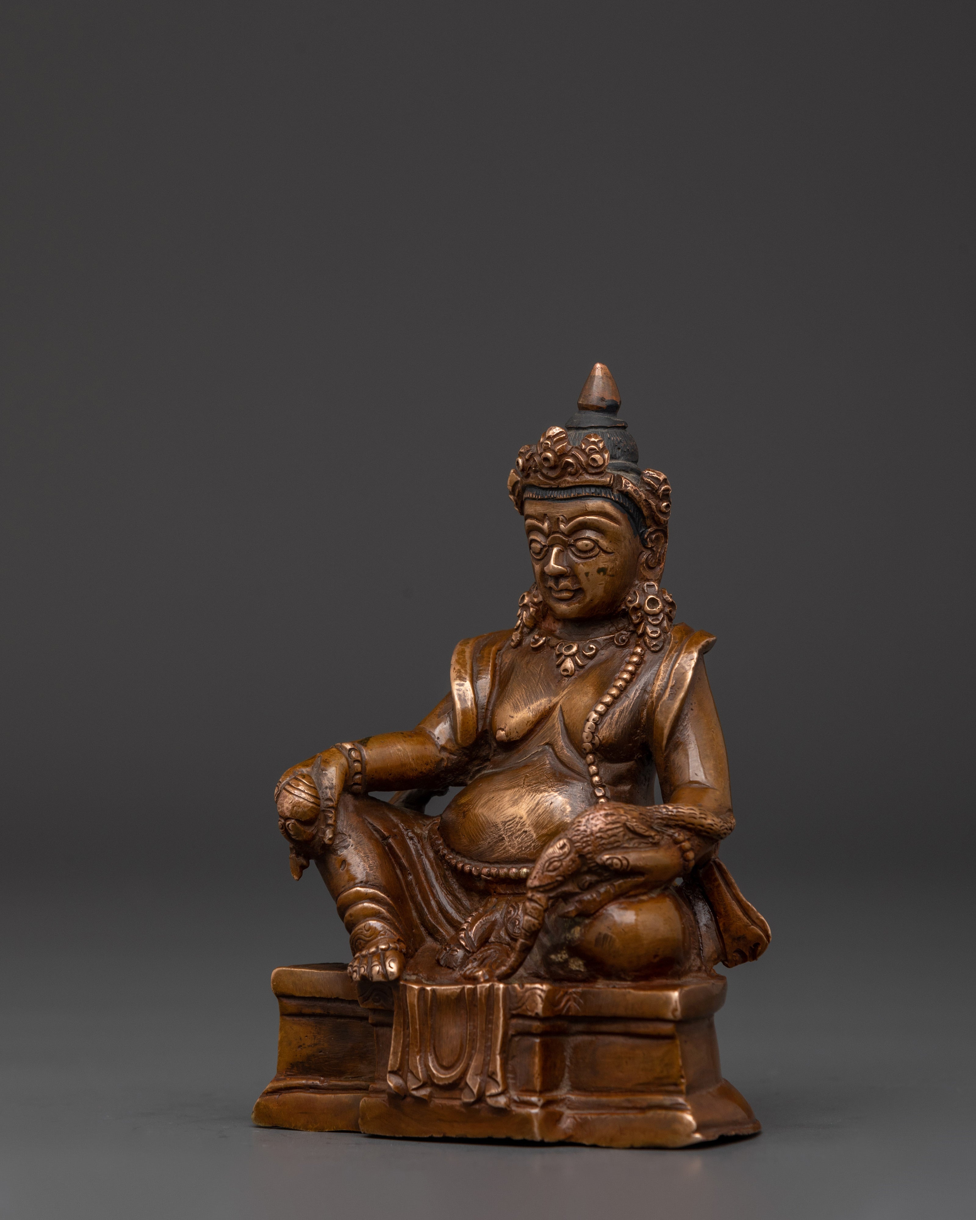 Handmade Dzambhala Statue | Tibetan Buddhist Wealth Deity
