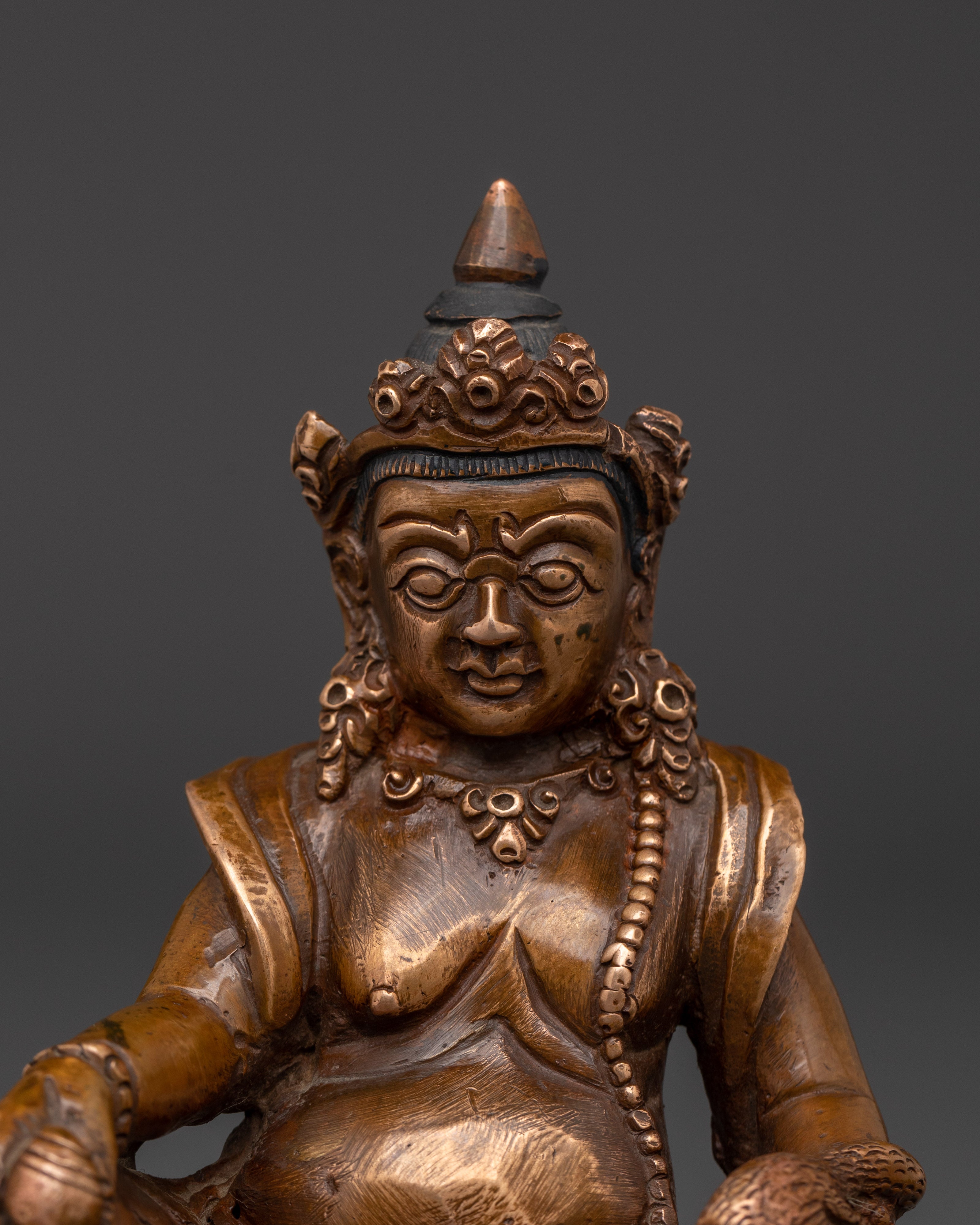 Handmade Dzambhala Statue | Tibetan Buddhist Wealth Deity