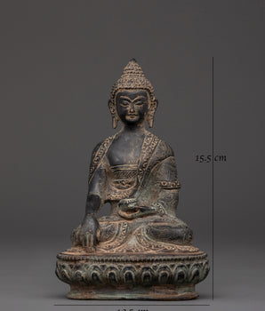 Shakyamuni Buddha Altar Statue | Handmade Buddhist Sculpture