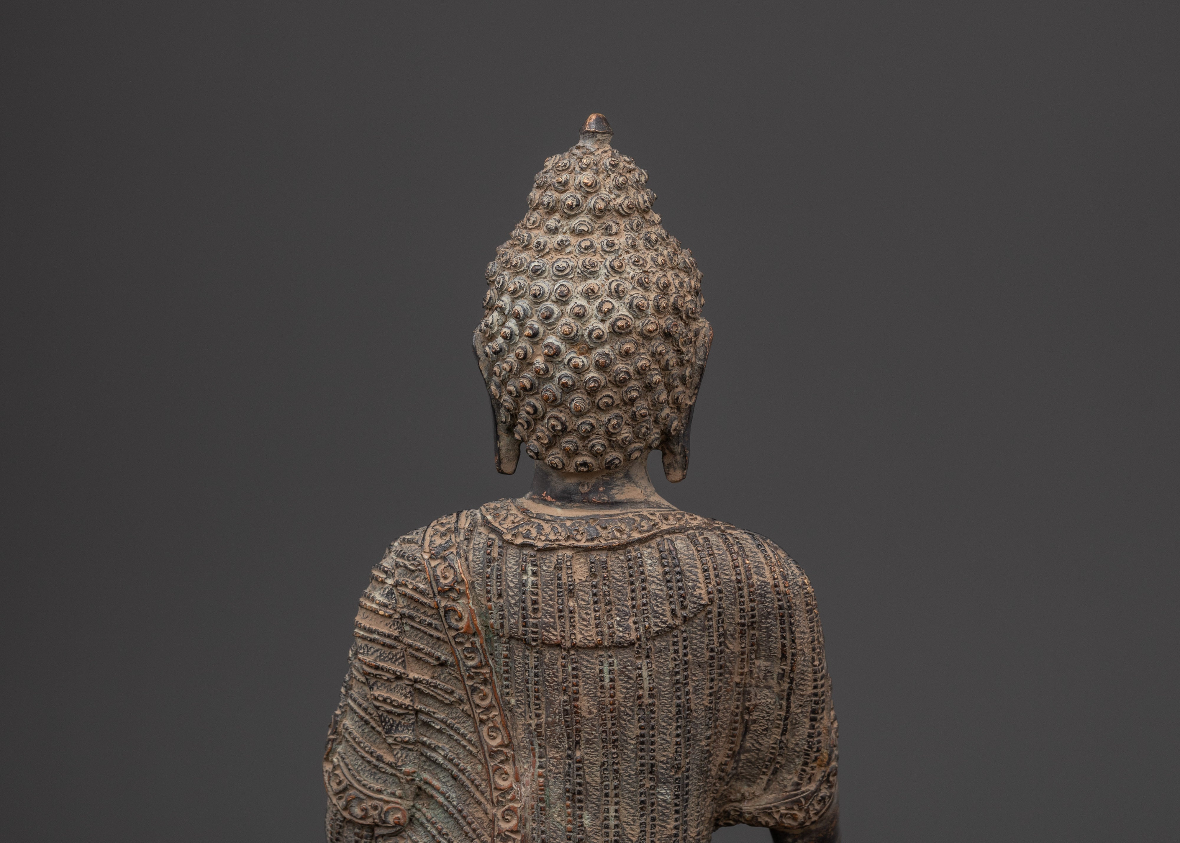 Shakyamuni Buddha Himalayan Spiritual Statue | Handmade Buddhist Sculpture