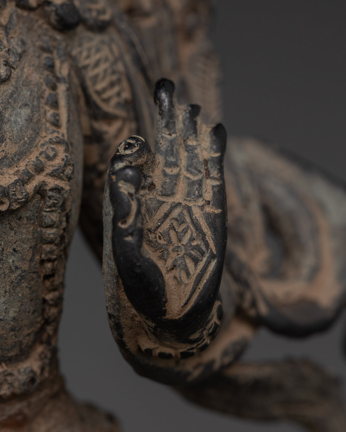Copper Manjushri Sculpture | Handcrafted Wisdom Deity