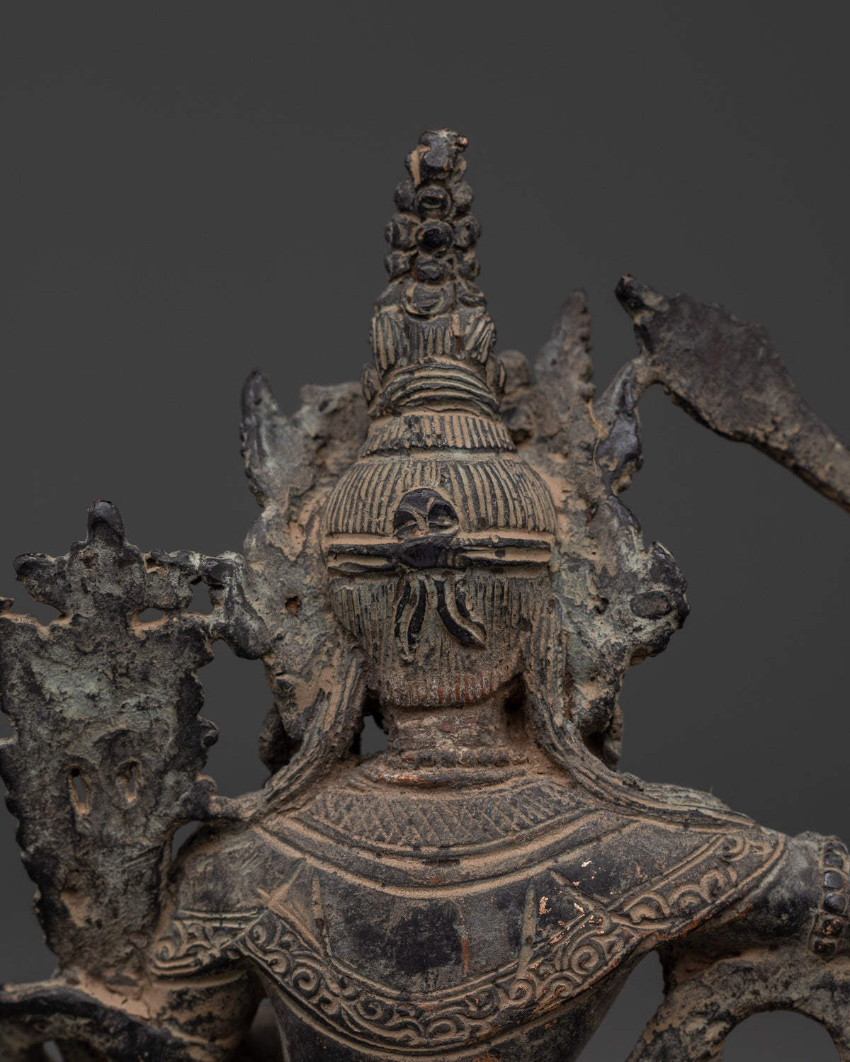 Copper Manjushri Sculpture | Handcrafted Wisdom Deity