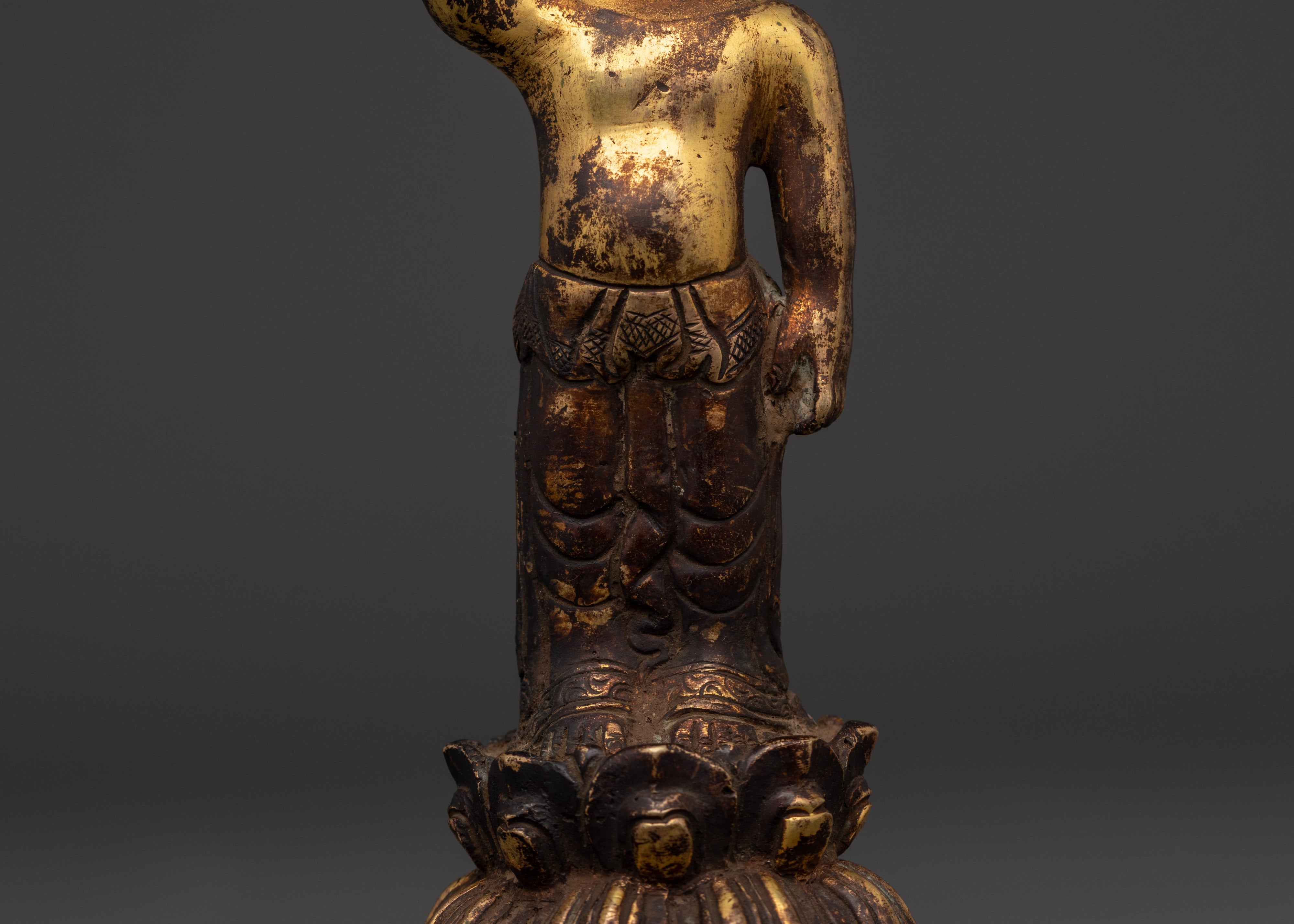 Siddhartha Gautam Buddha Statue | Handcrafted with Copper and Gold Plating