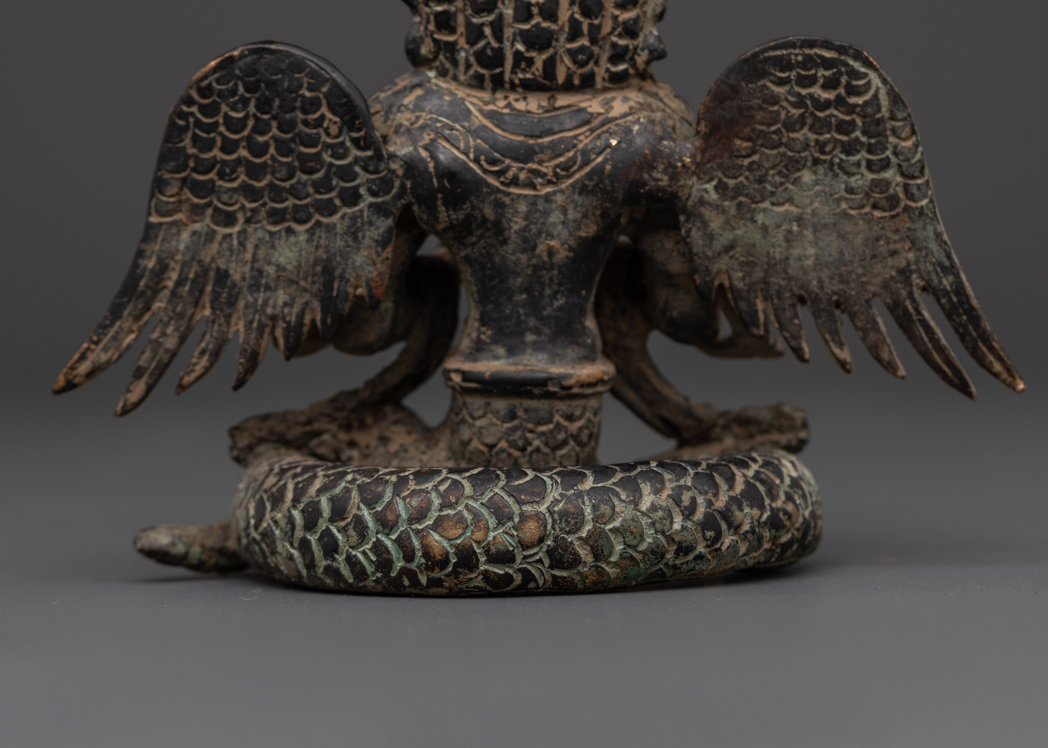 Handcrafted Naagkanya Copper Statue | Sacred Naga Goddess Sculpture
