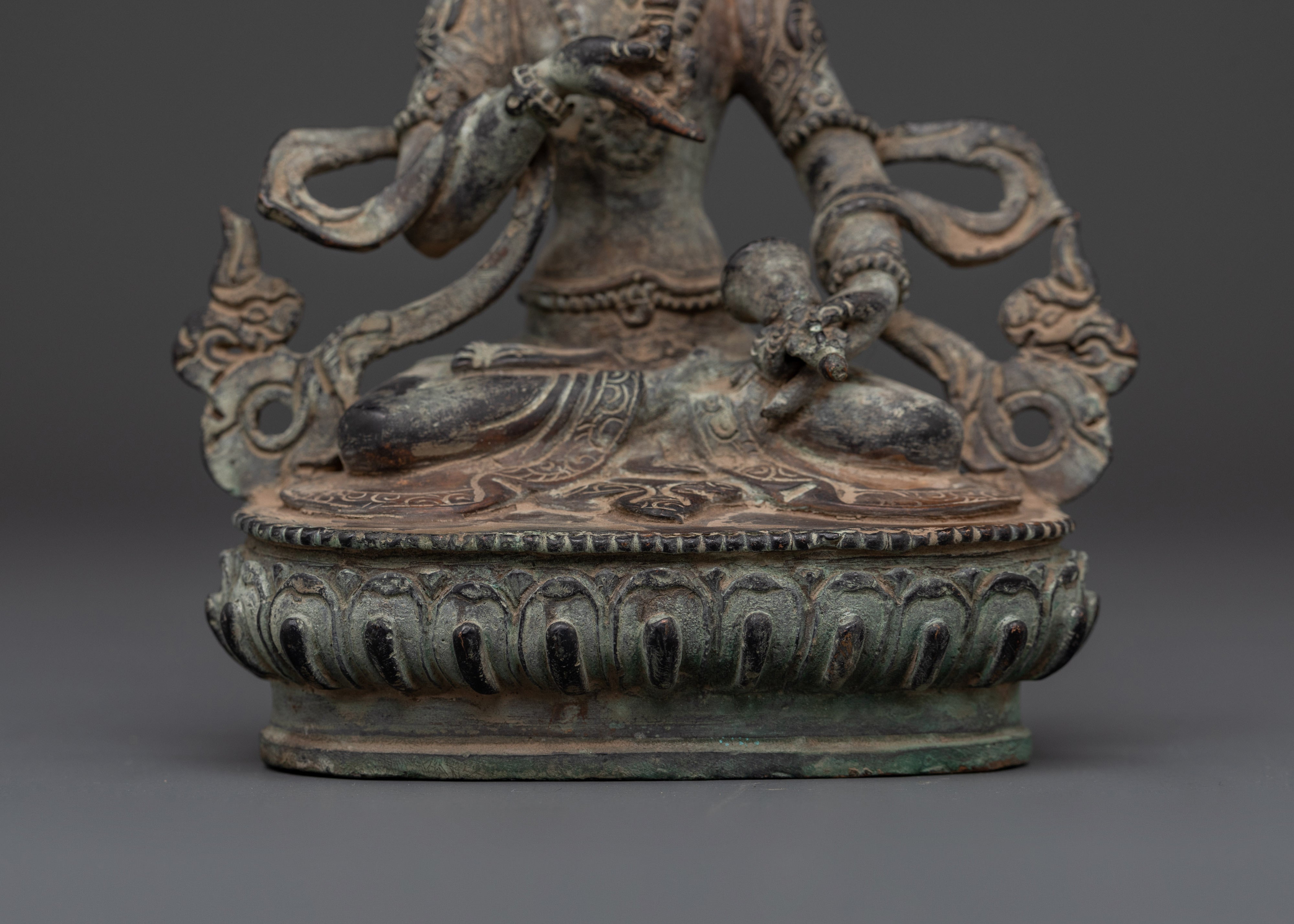 Vajrasattva Buddhist Deity Copper Statue | Dorje Sempa Figurine