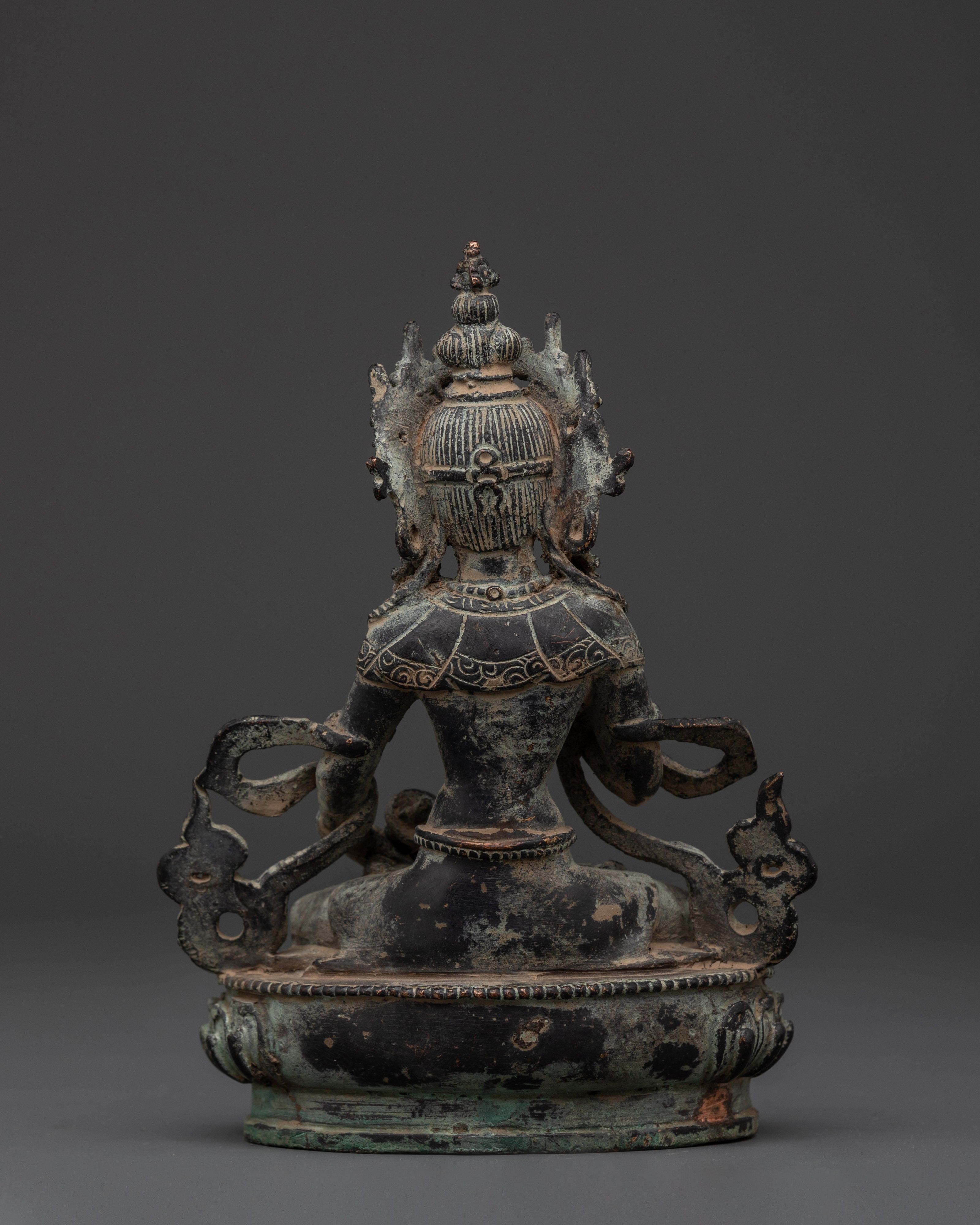 Vajrasattva Buddhist Deity Copper Statue | Dorje Sempa Figurine
